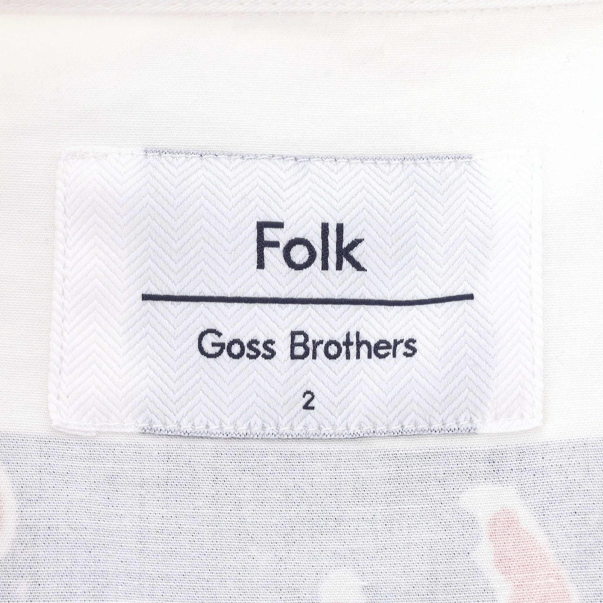 Folk X Goss Brothers Ltd Edition 'The Drowned World' Cotton Shirt. Size 2 - Image 6