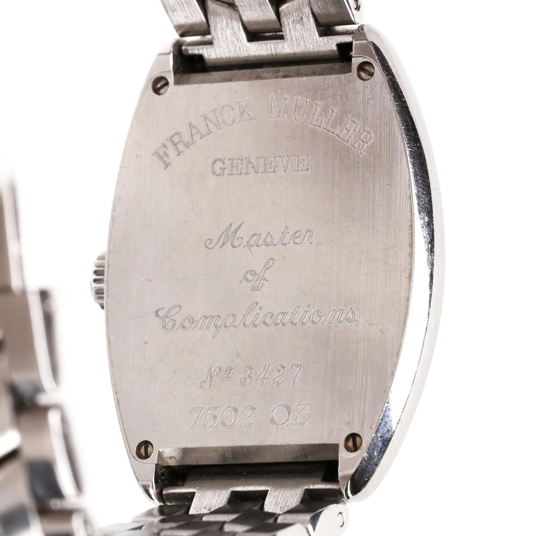 Franck Muller Cintrée Curvex Watch In Stainless Steel - Image 8