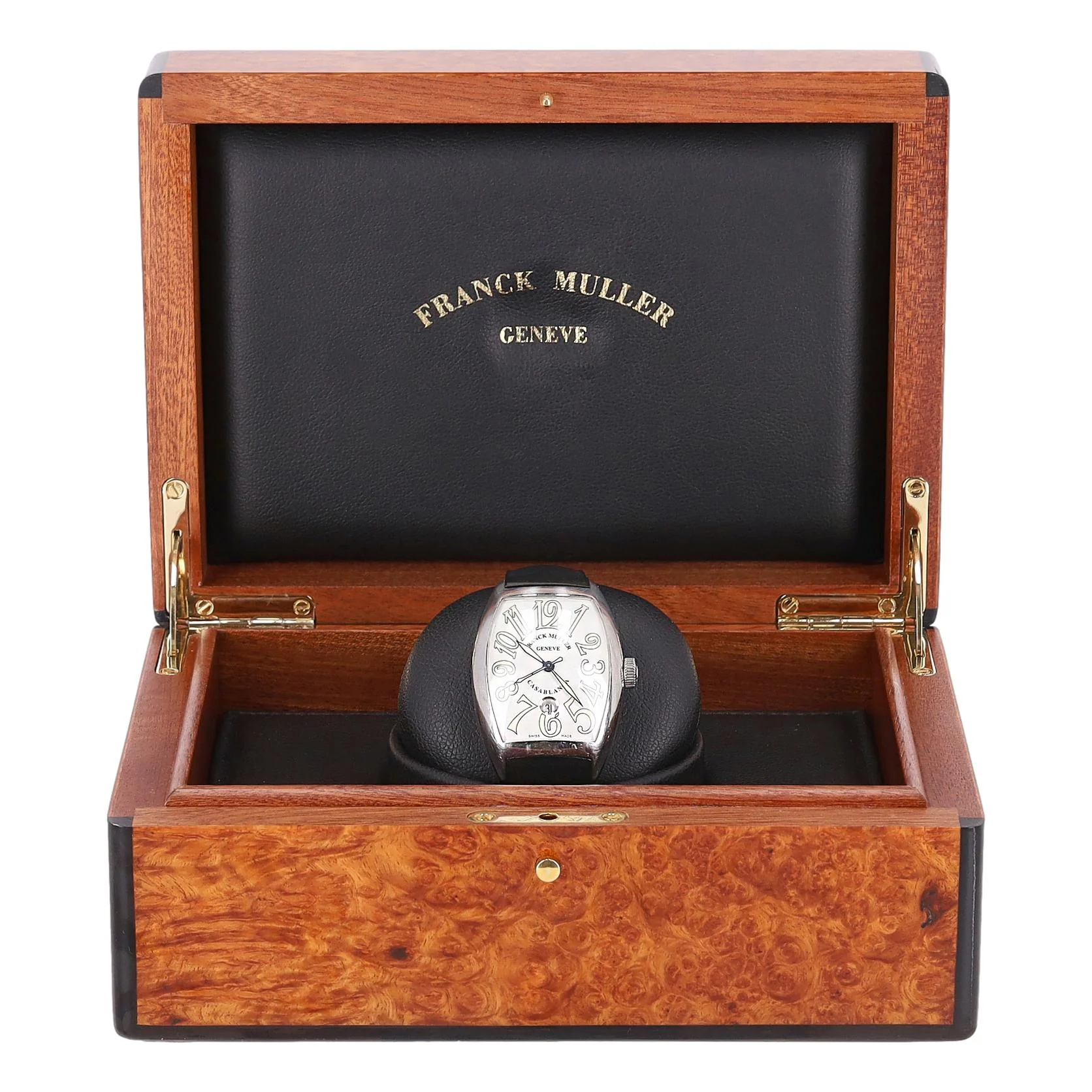 Franck Muller Stainless Steel Casablanca Watch With Rubber Strap - Image 2