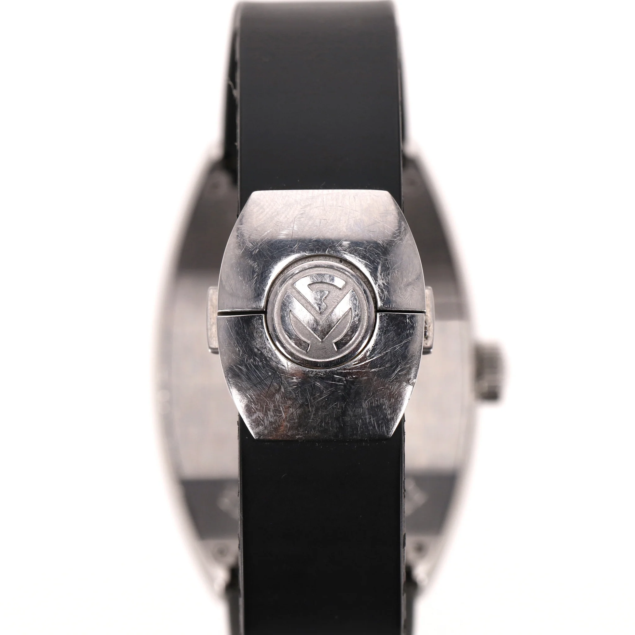 Franck Muller Stainless Steel Casablanca Watch With Rubber Strap - Image 7