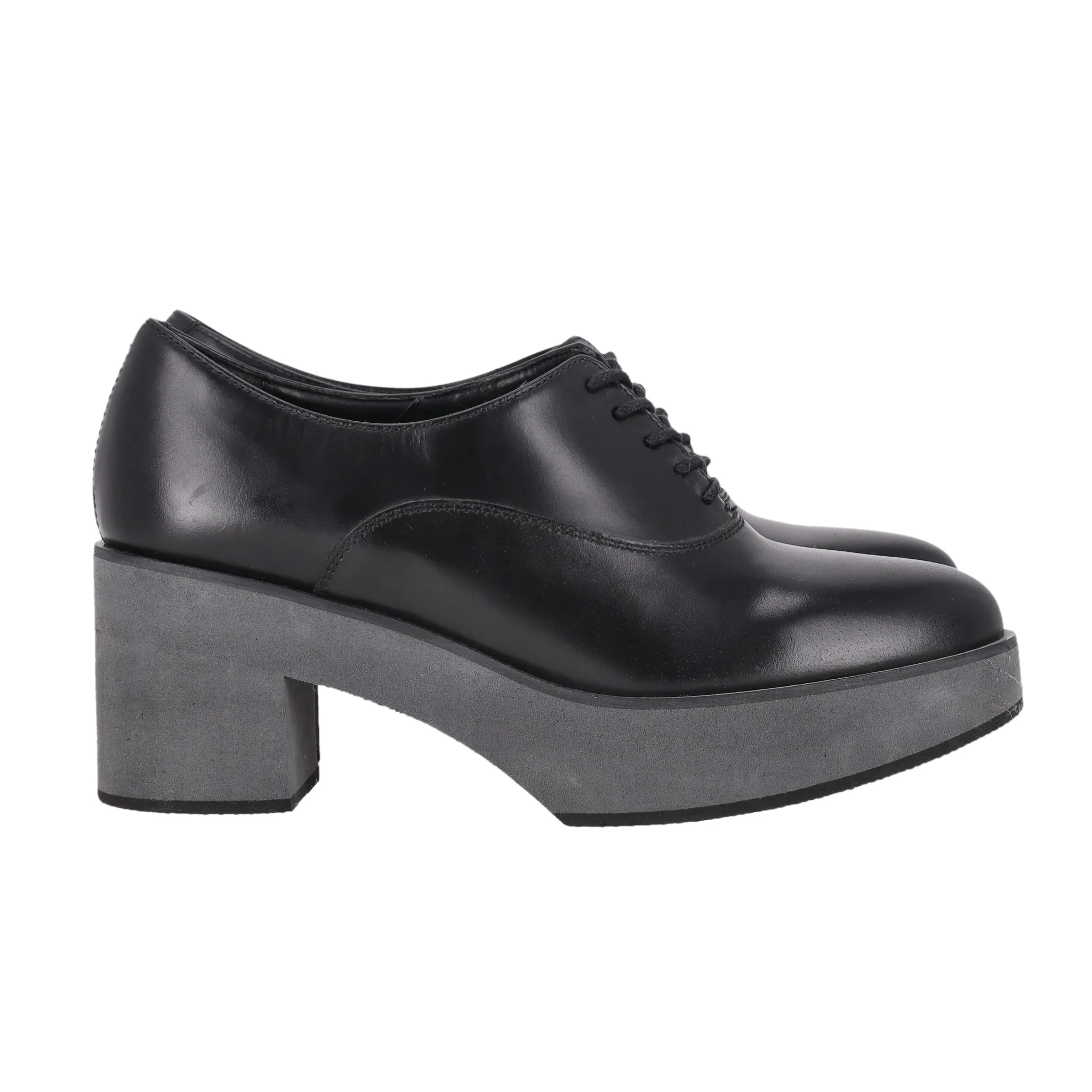 Fratelli Rosetti Platform Leather Oxford Shoes. Size 37 - Image 4