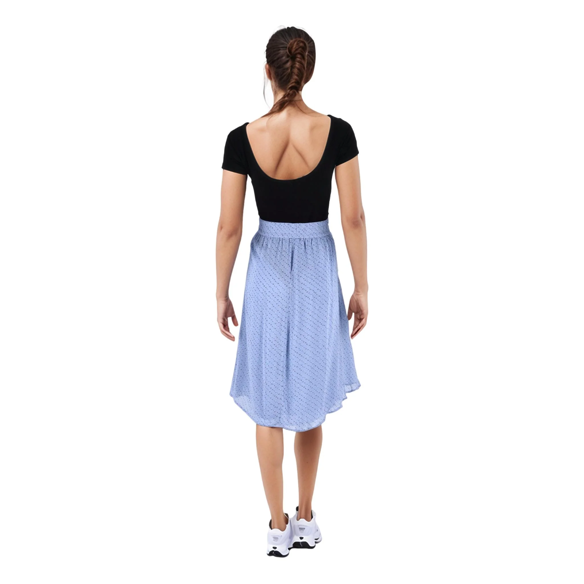 Ganni Asymmetric Ruffled Skirt. Size 42IT - Image 4