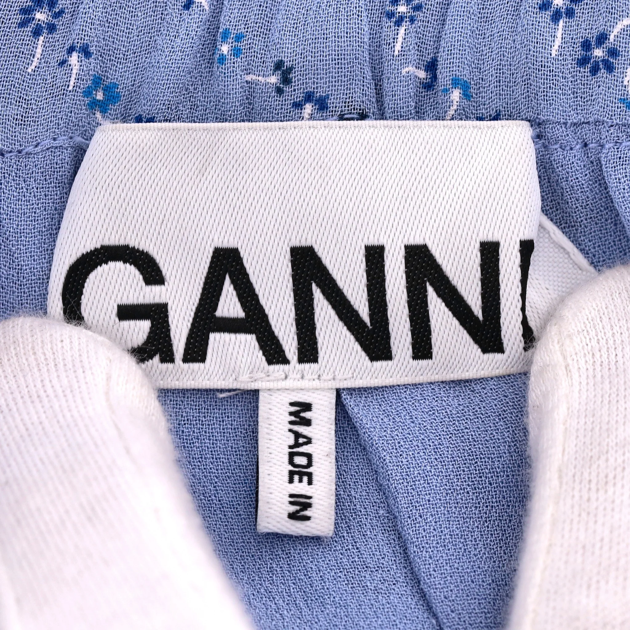 Ganni Asymmetric Ruffled Skirt. Size 42IT - Image 6