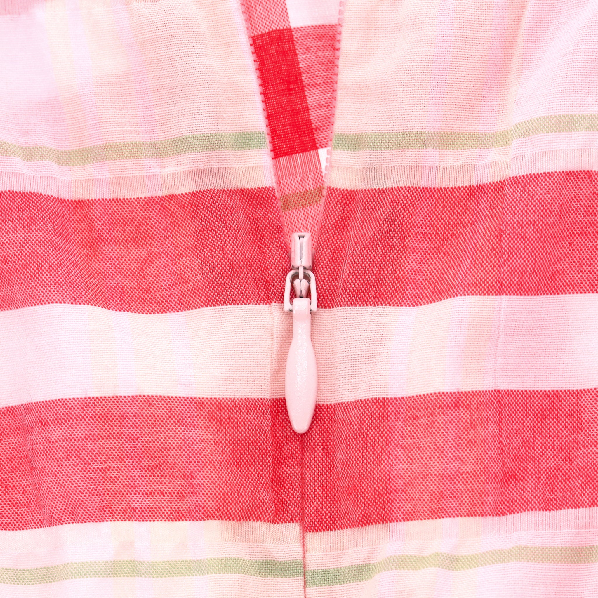 Ganni Checked Cotton Blend Dress. Size 34FR - Image 5