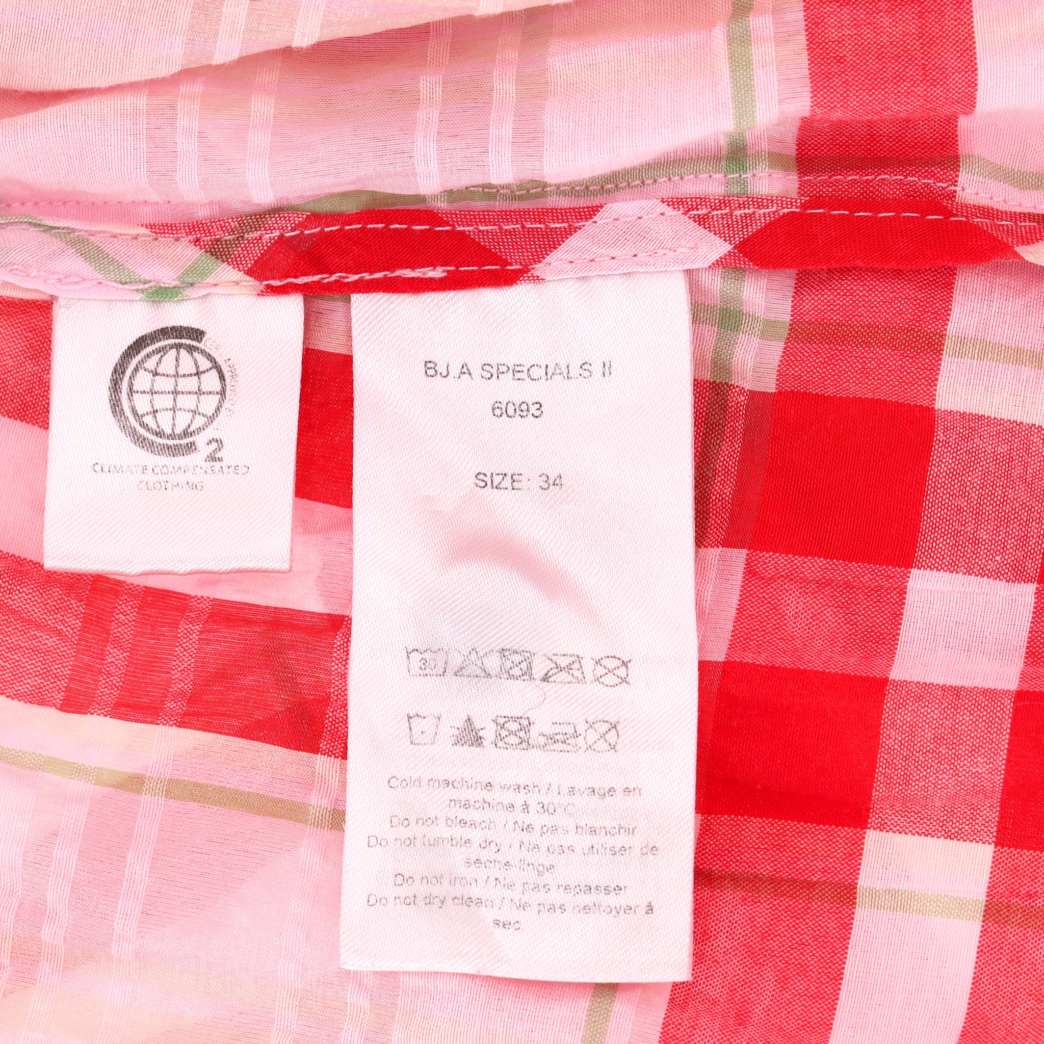 Ganni Checked Cotton Blend Dress. Size 34FR - Image 7