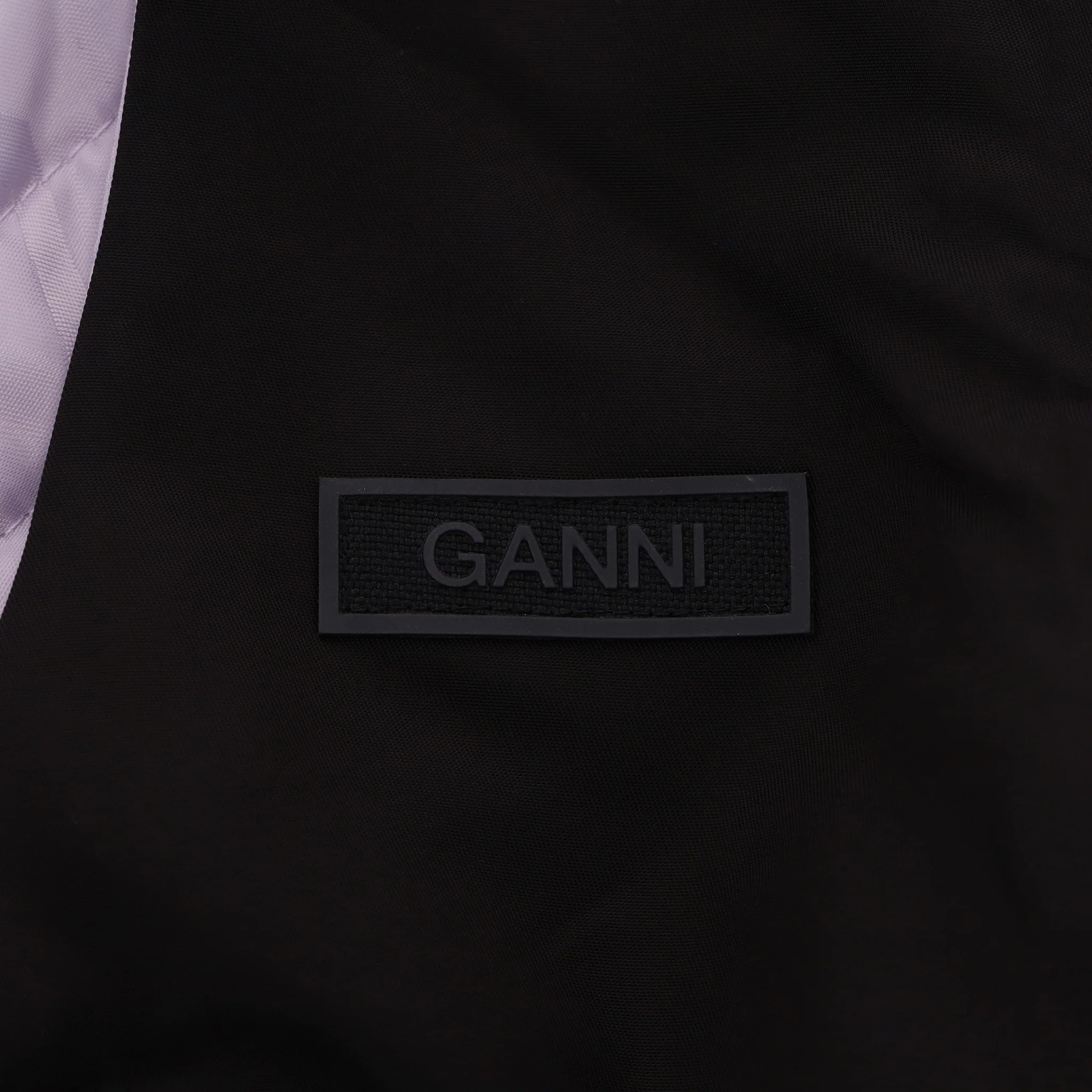 Ganni Quilted Shell Mini Dress With A Zipper To The Front. Size 42IT - Image 5