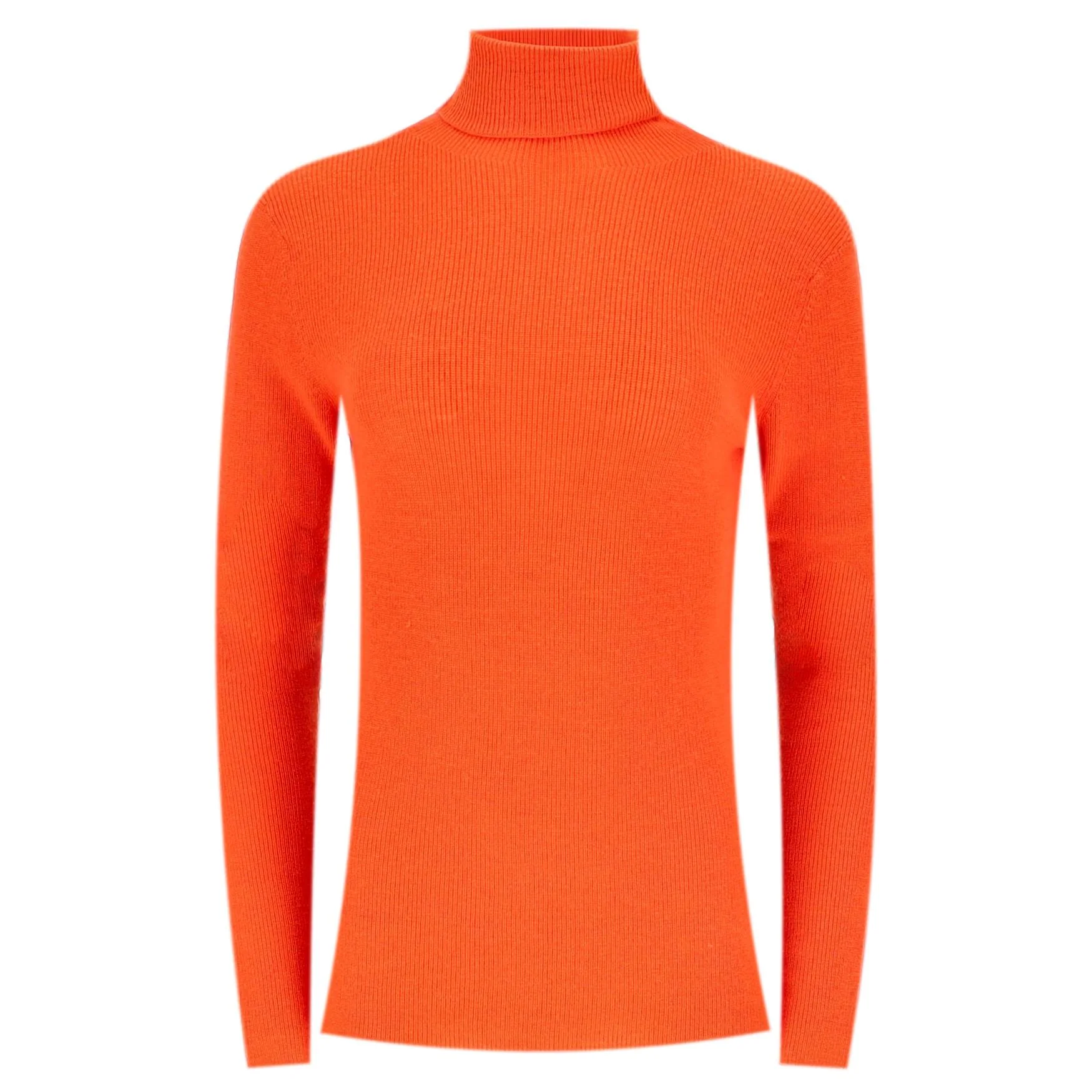 Ganni Rollneck Merino Wool Jumper With A Cut-Out To Rear. Size L