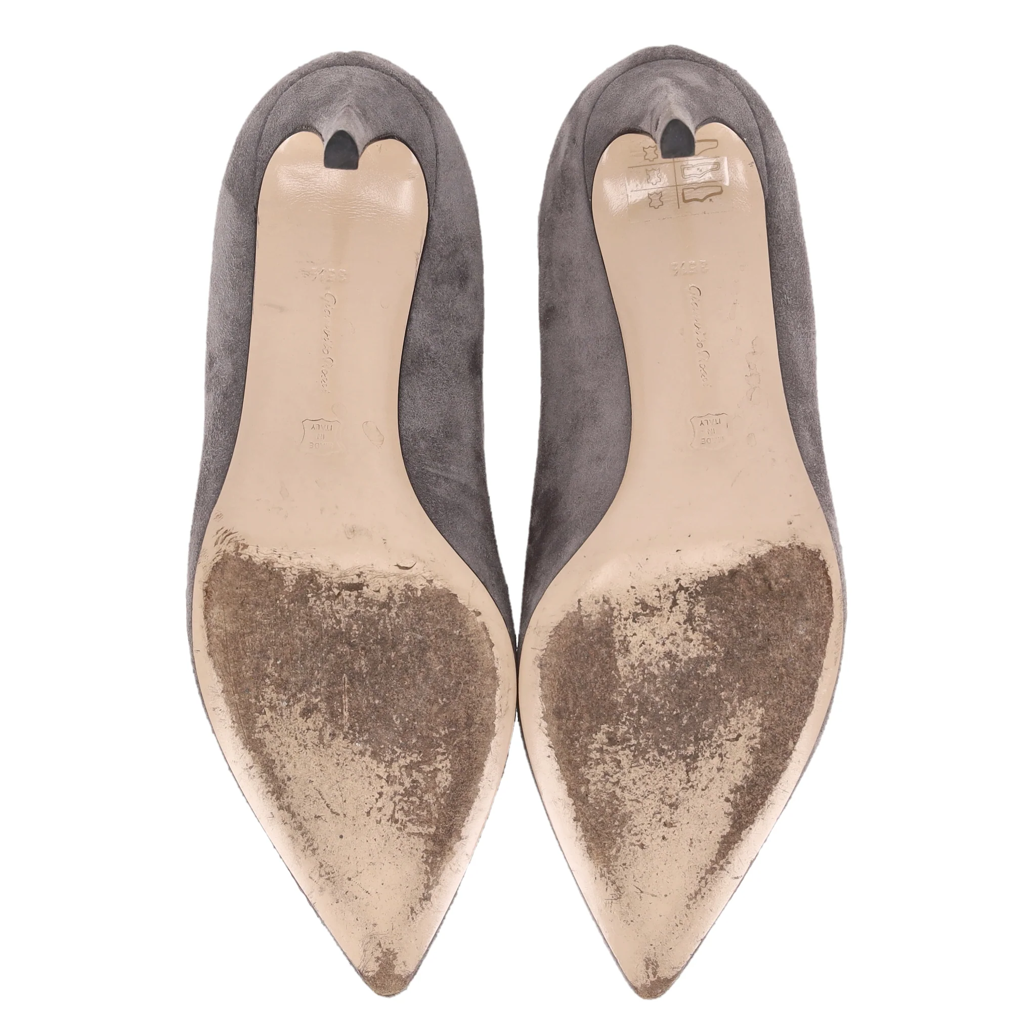 Gianvito Rossi Suede Ankle Boots. Size 35.5 - Image 5