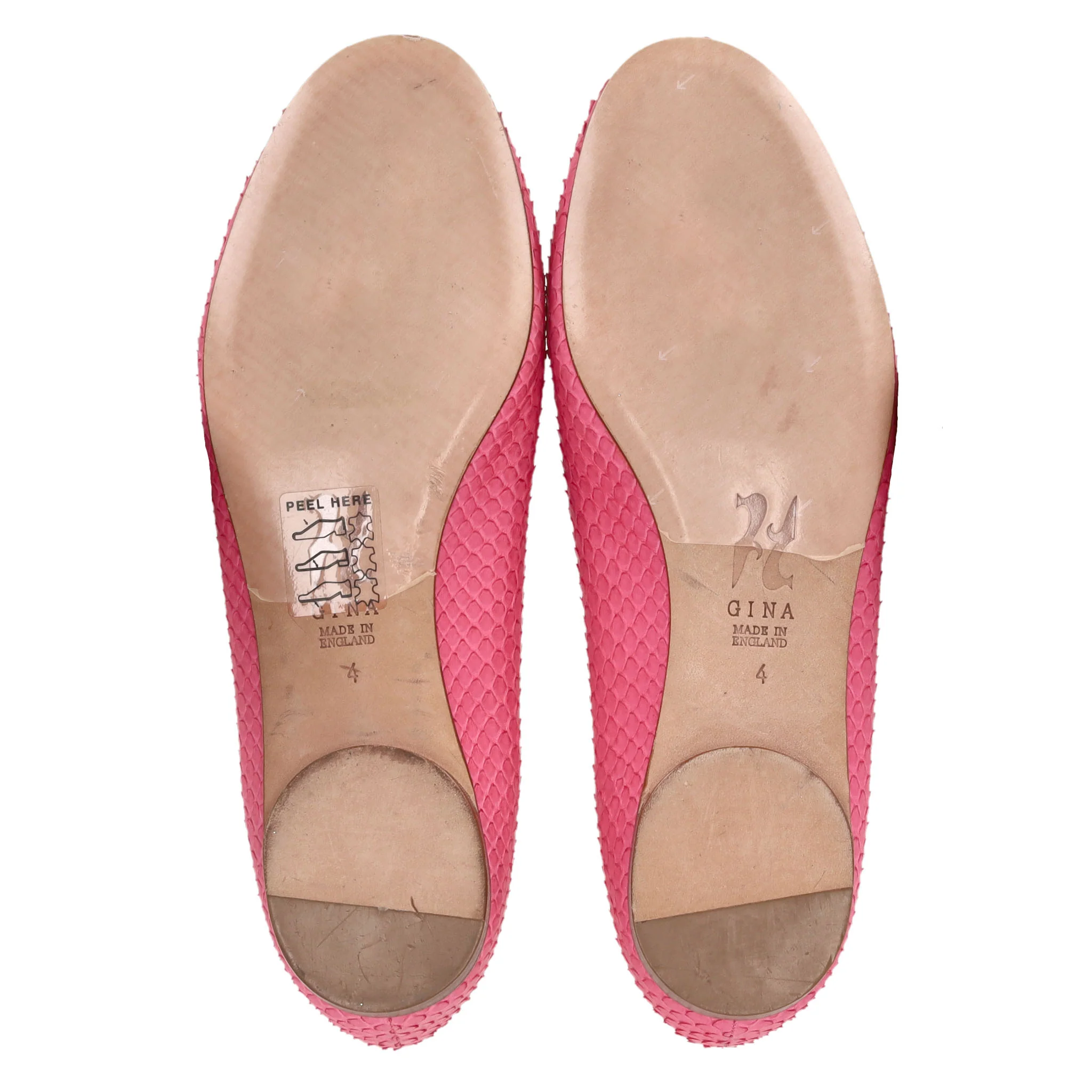 Gina Python Skin Loafers. Size 37 - Image 5