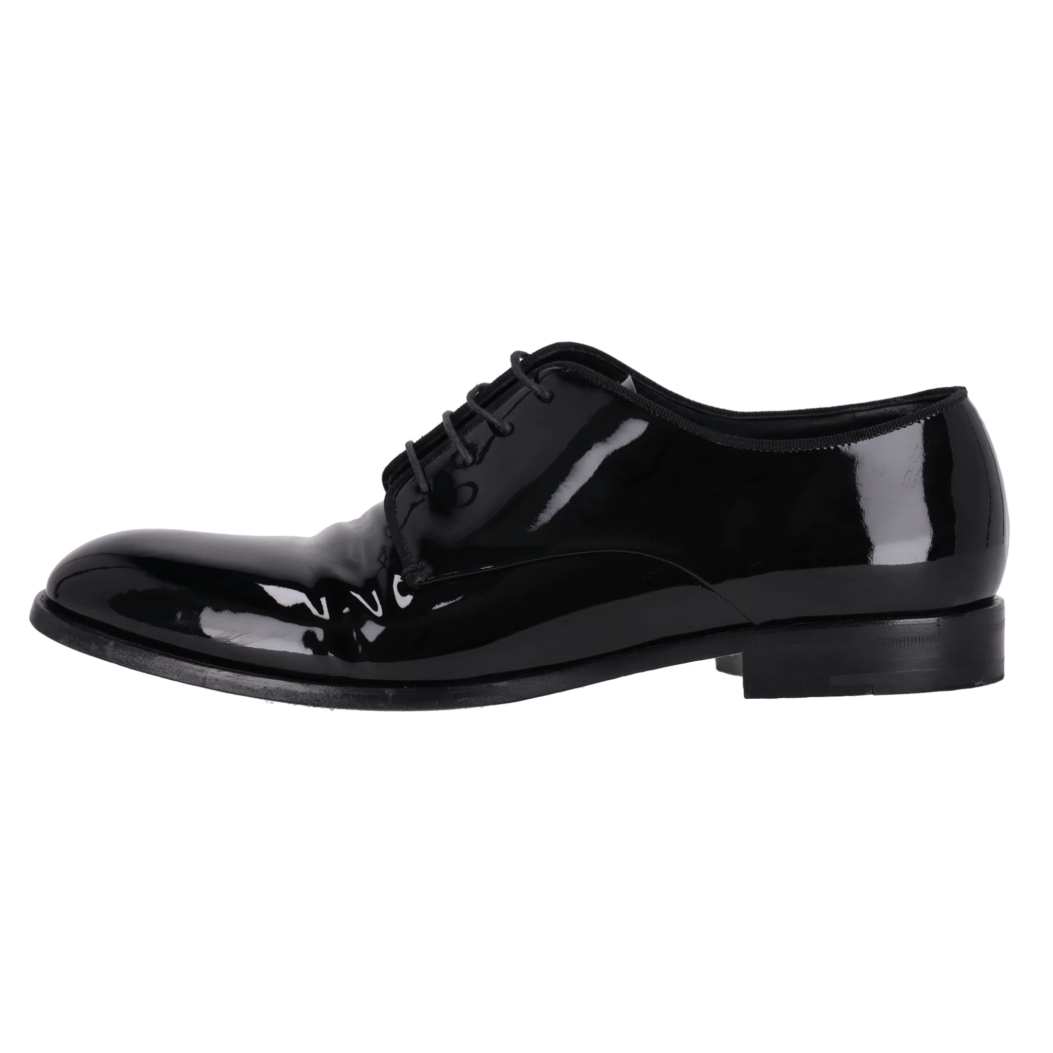 Giorgio Armani Patent Leather Derby Shoes. Size 43 - Image 3