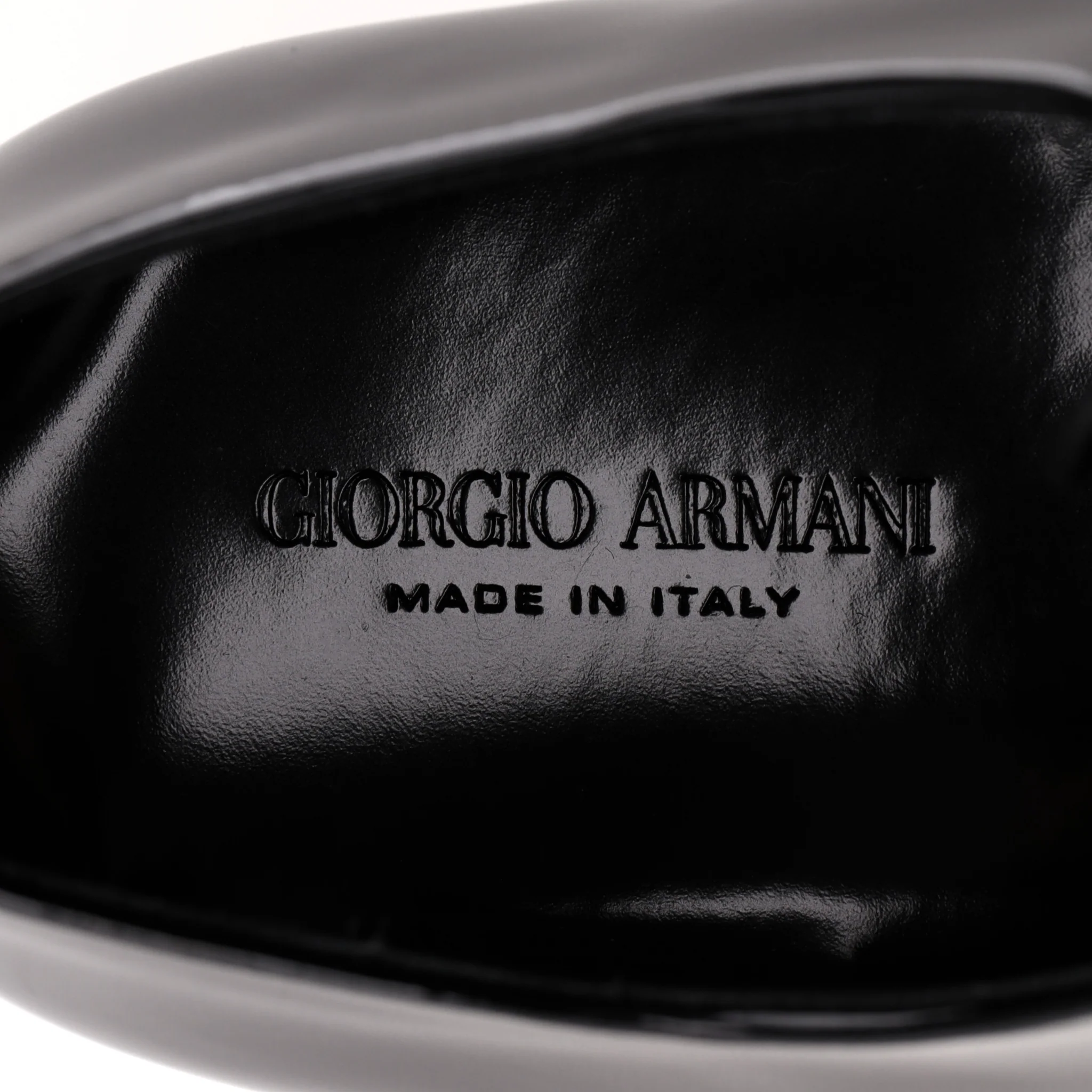 Giorgio Armani Patent Leather Derby Shoes. Size 43 - Image 7