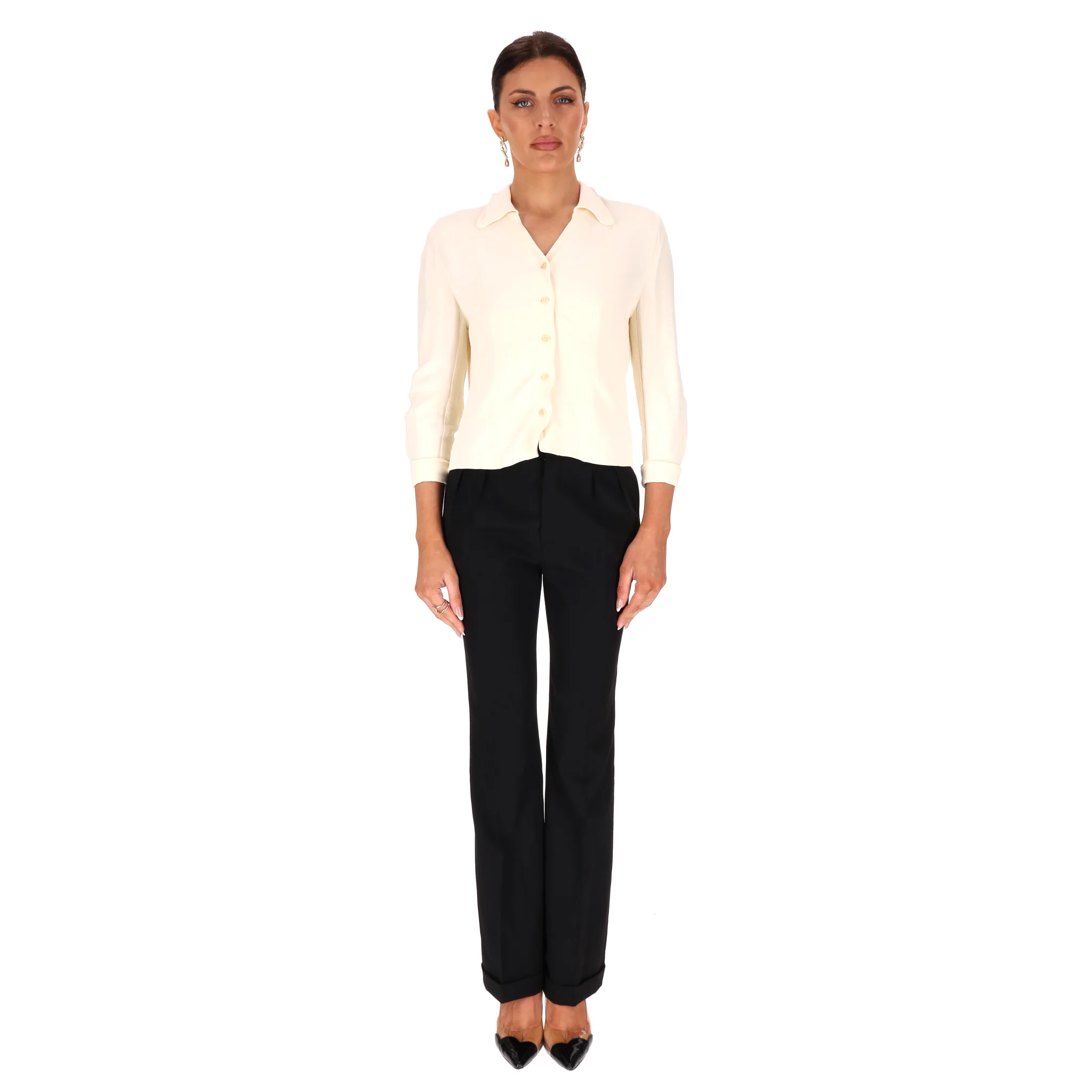 Giorgio Armani Wool Blend Cardigan. Size 38IT - Image 2