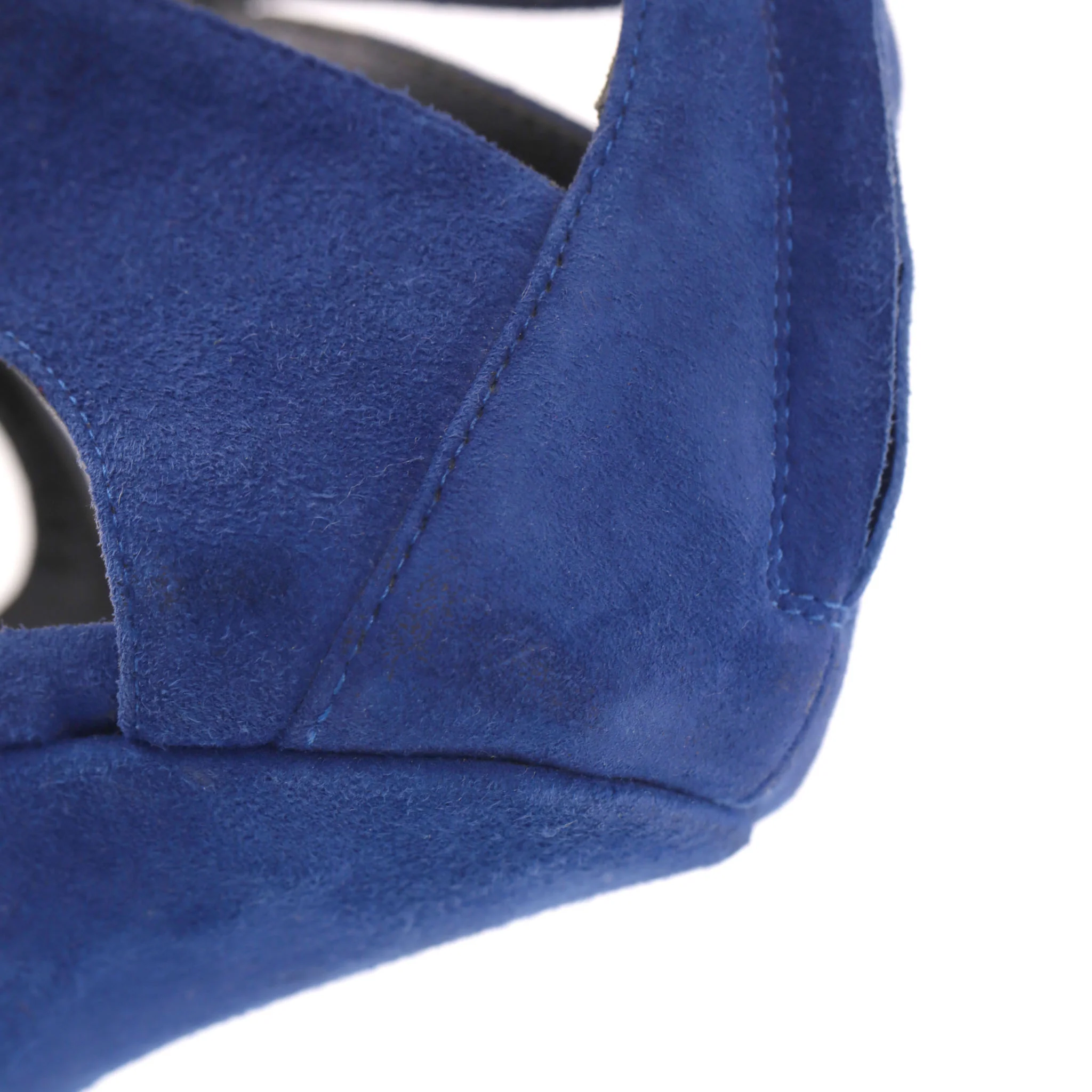Giuseppe Zanotti Butterfly Cut-Out Suede Sandals. Size 39.5 - Image 8