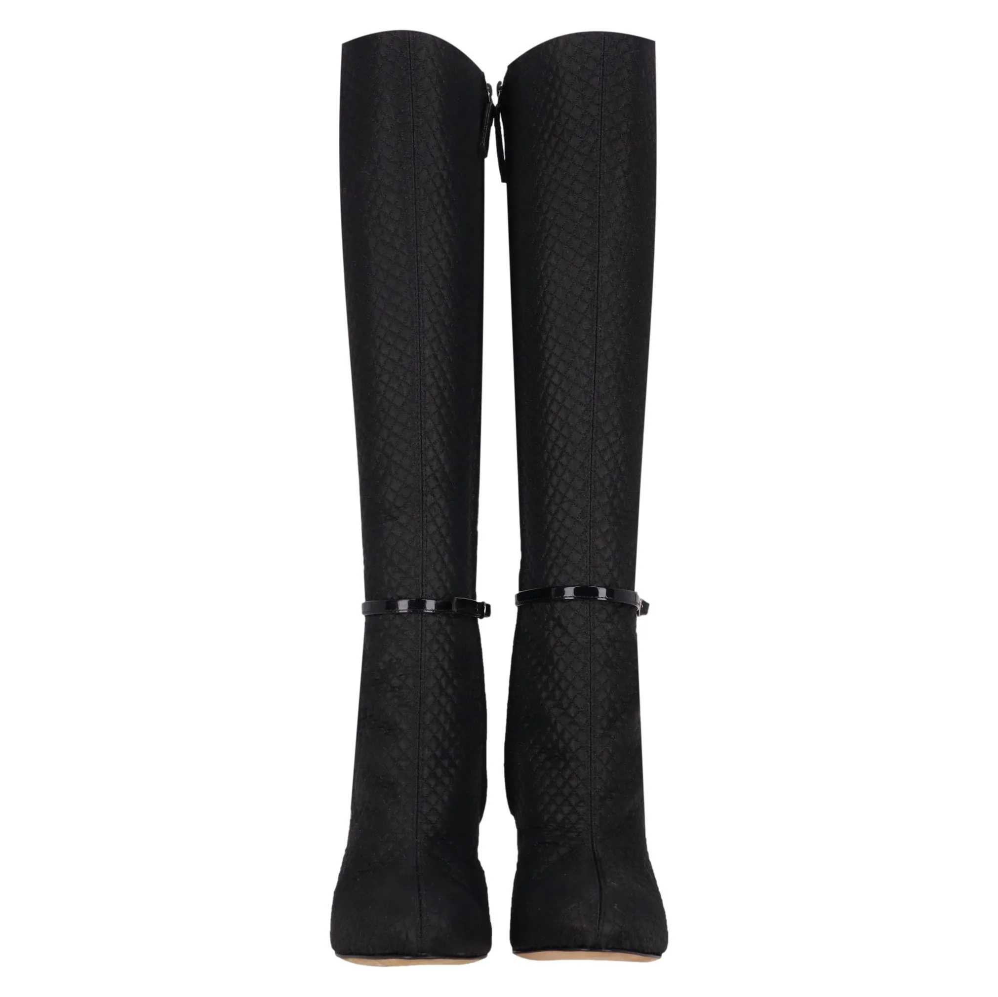 Giuseppe Zanotti Boots With Cameo Detailing & Crystal-Embellishment Heels. Size 36 - Image 3