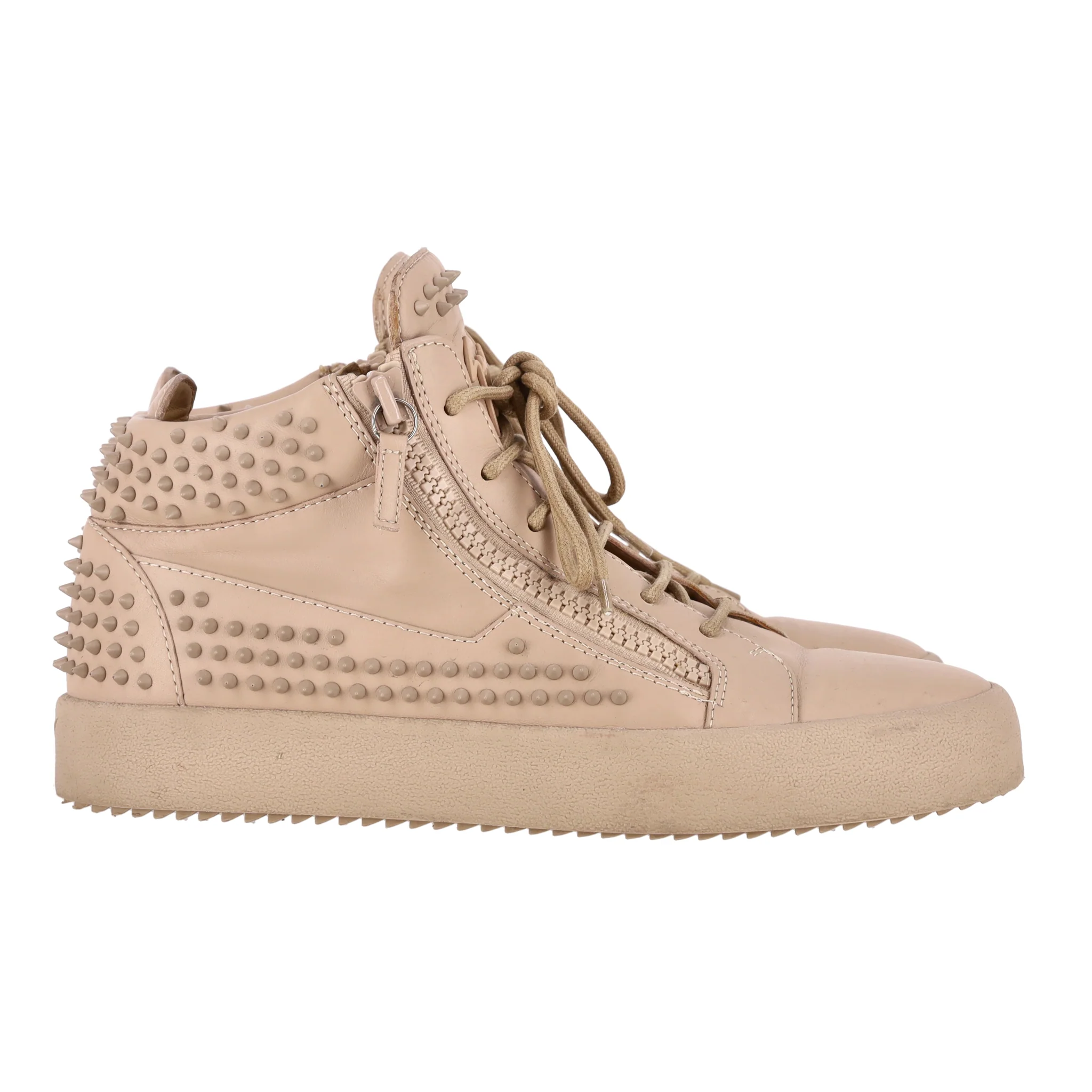 Giuseppe Zanotti Studded Leather Sneakers. Size 41.5 - Image 3