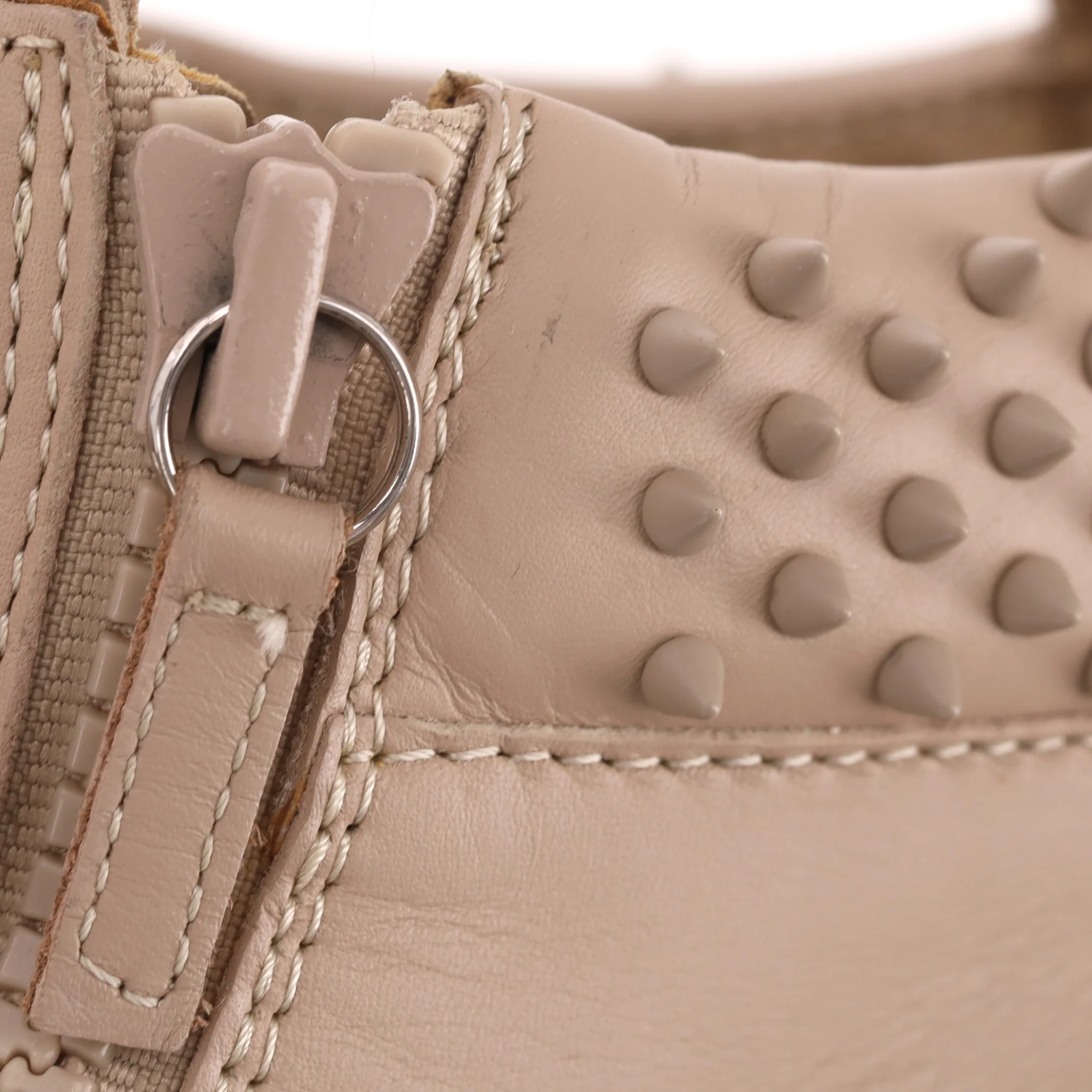 Giuseppe Zanotti Studded Leather Sneakers. Size 41.5 - Image 6