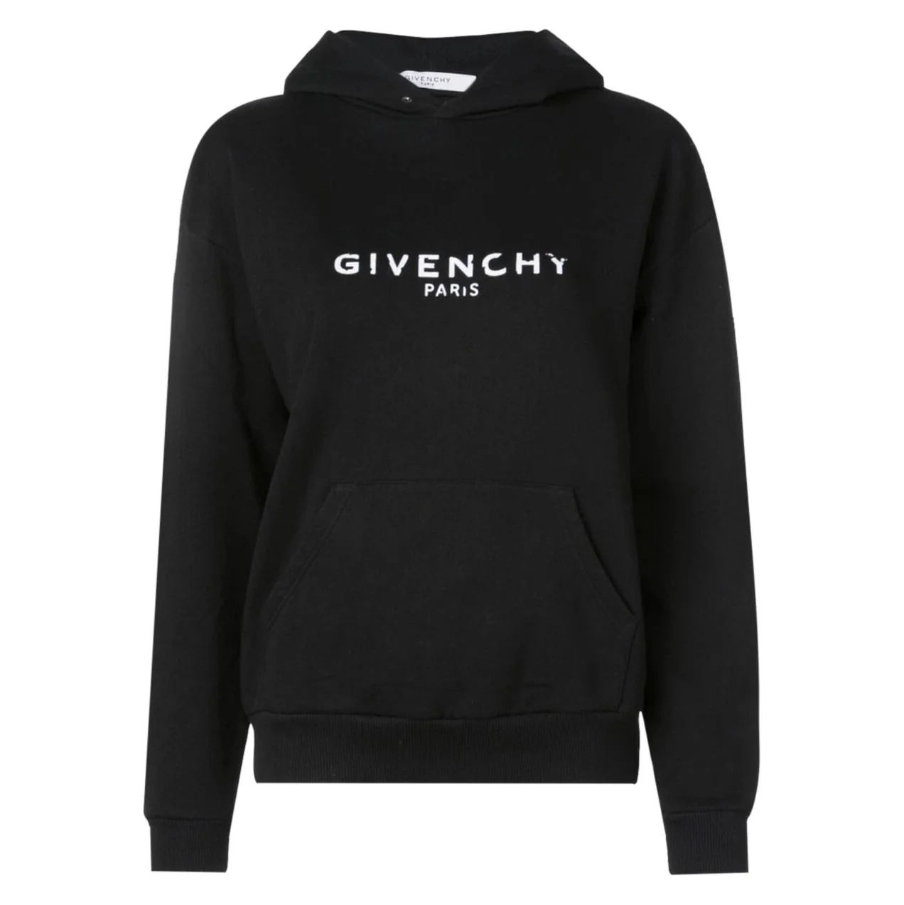 Givenchy Cotton Distressed Logo Hoodie. Size XS