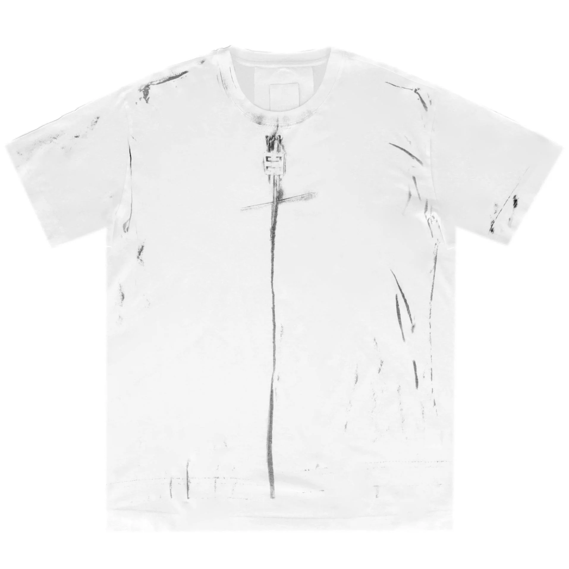 Givenchy Trompe-L'Å’il Effect Logo Oversized Cotton T-Shirt. Size L
