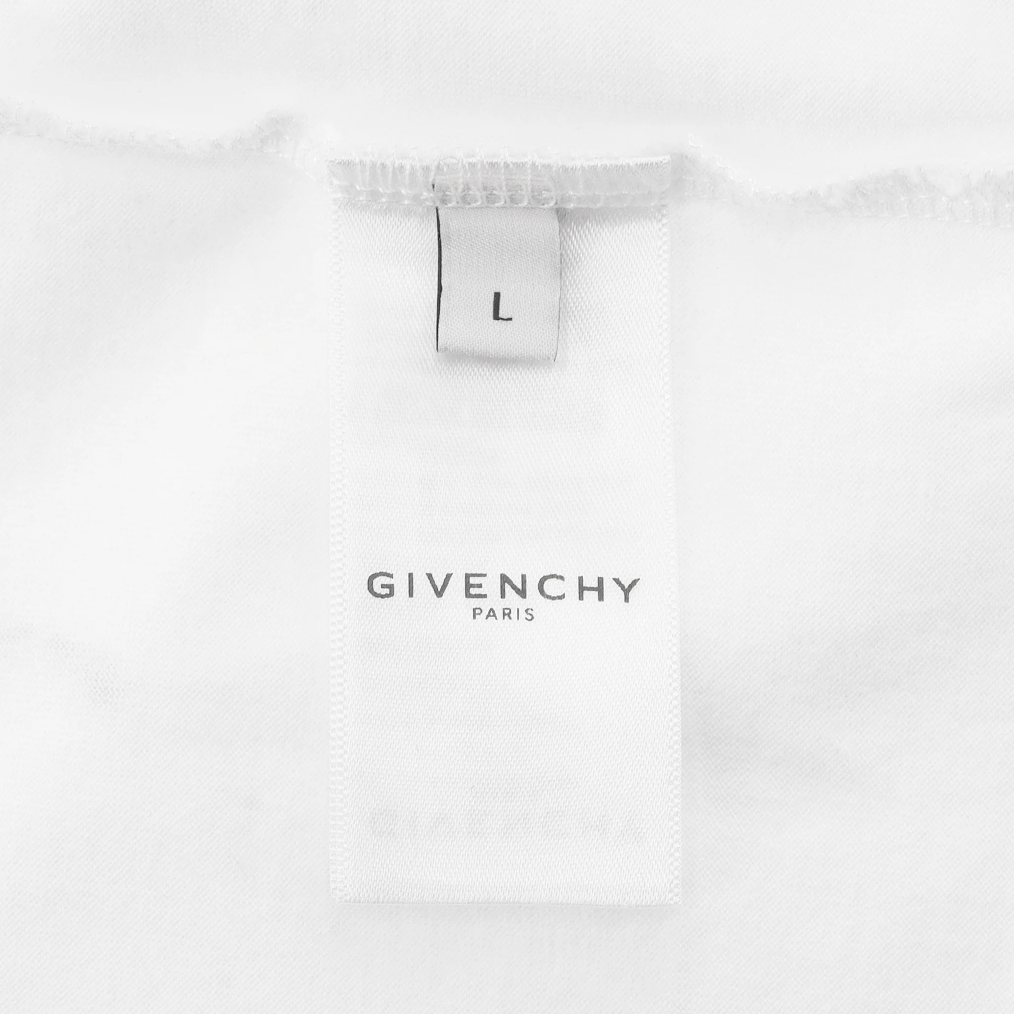 Givenchy Trompe-L'Å’il Effect Logo Oversized Cotton T-Shirt. Size L - Image 7