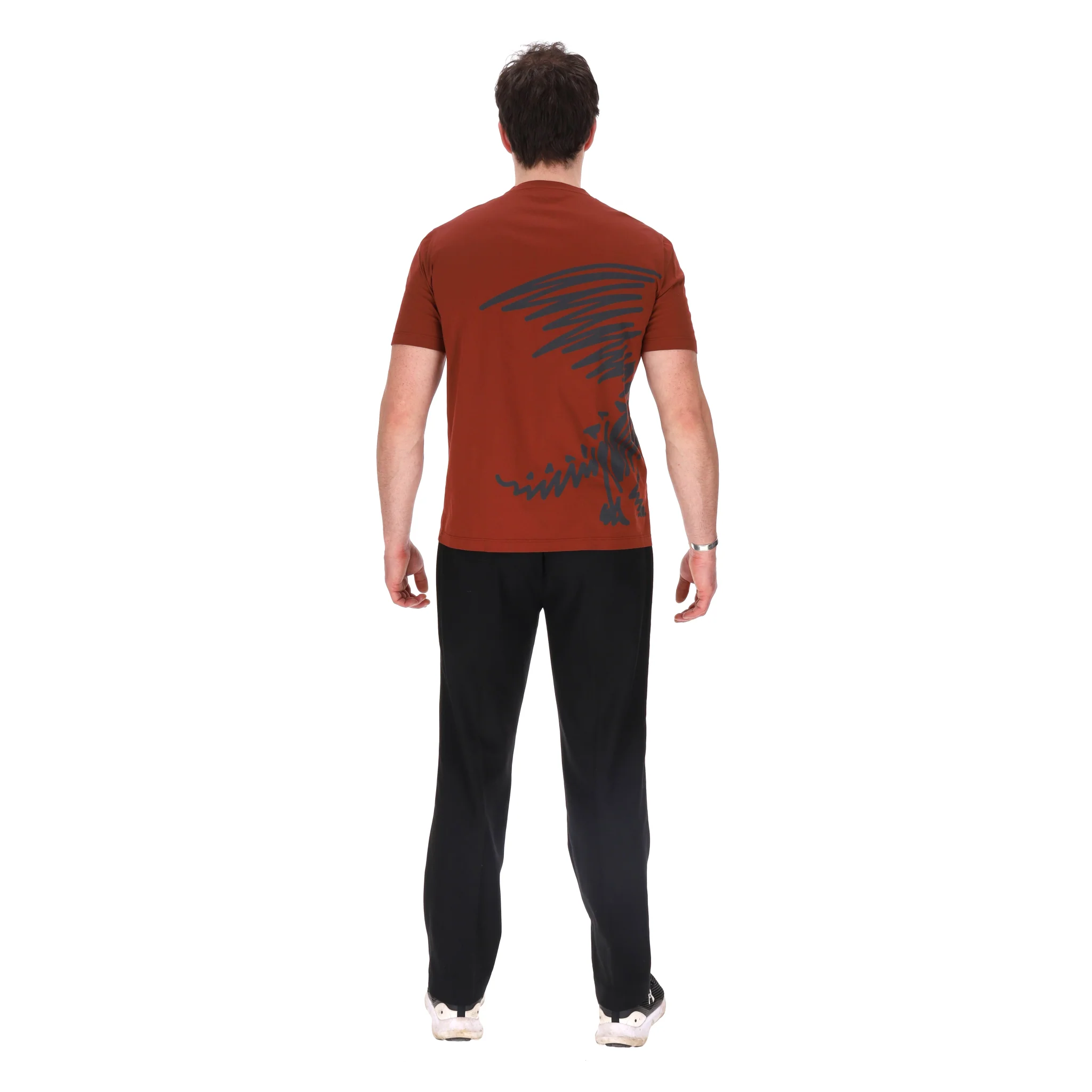 Hermes Dragon Print Cotton T-Shirt. Size L - Image 4