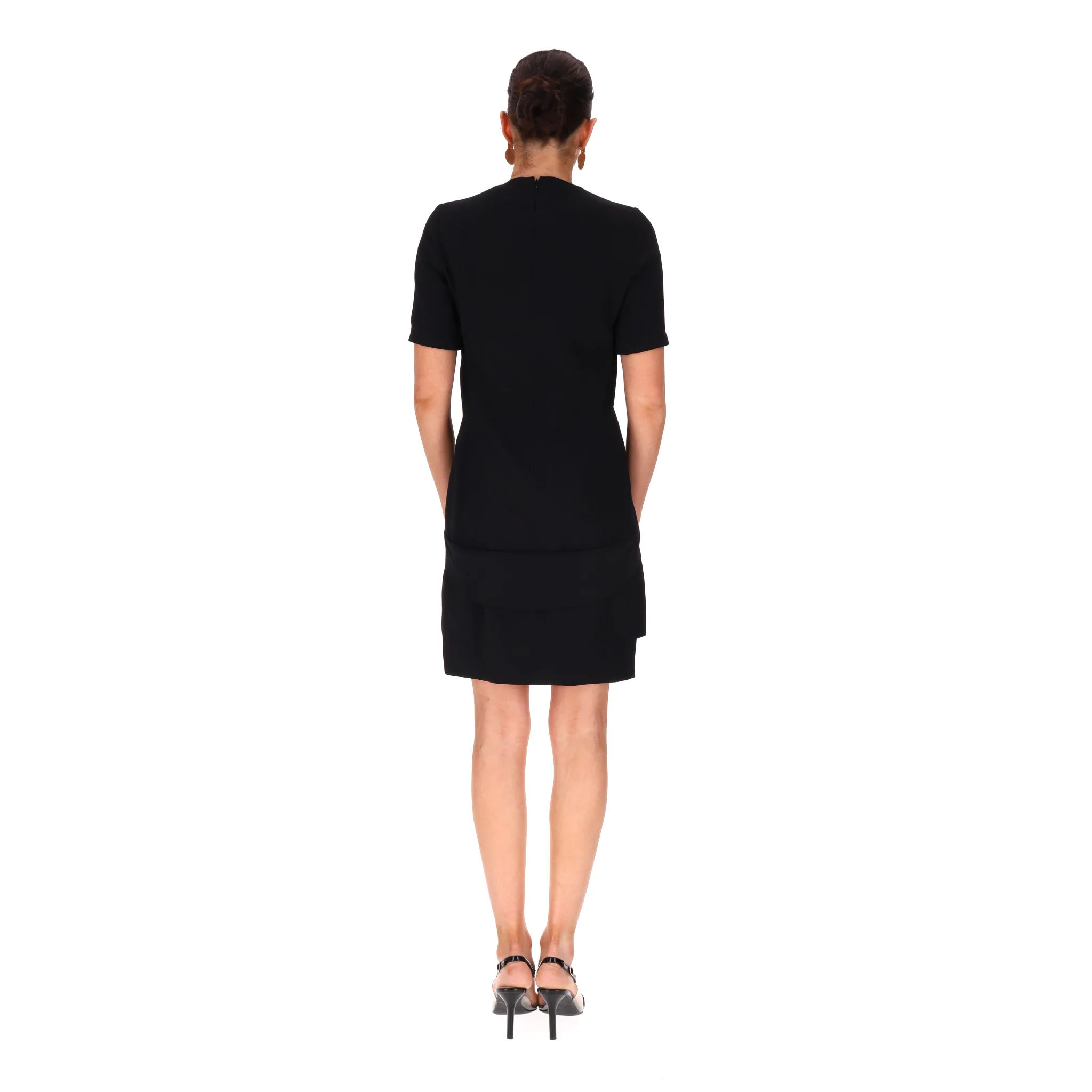 Givenchy Fitted Mini Dress With An Asymmetric Hem. Size 38FR - Image 4