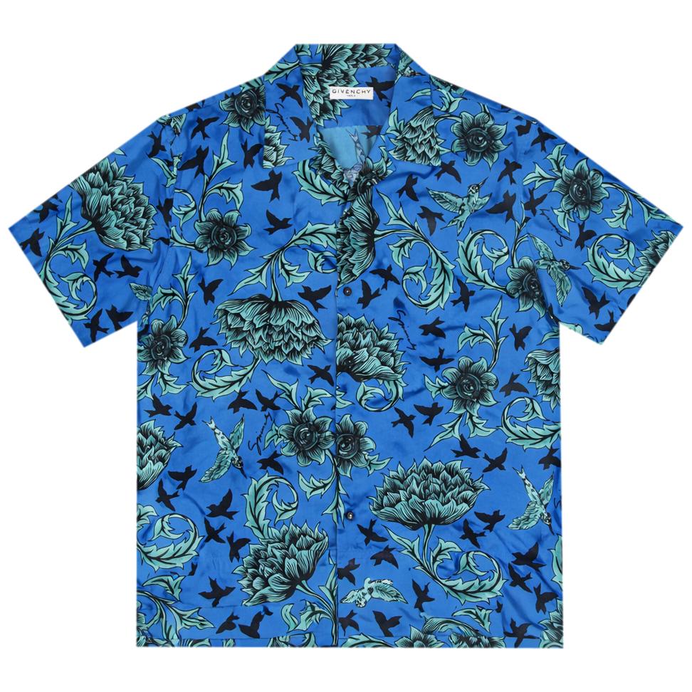 Givenchy Hawaiian Silk Shirt & Shorts Two-Piece Set. Size L - Image 5