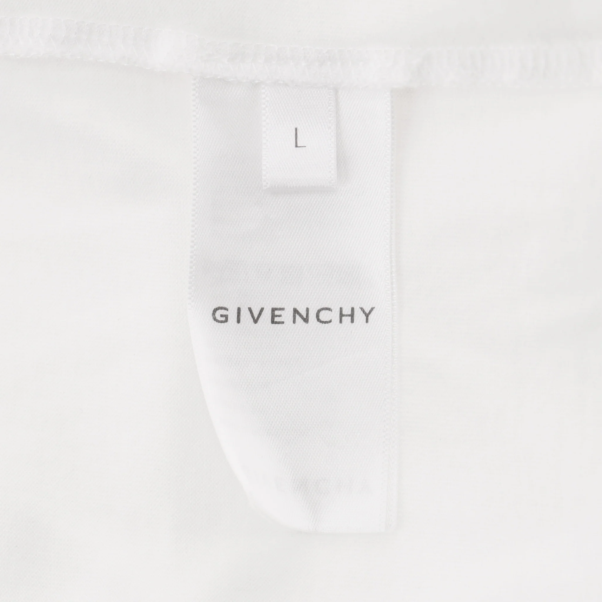 Givenchy Logo Embroidered Cotton T-Shirt. Size L - Image 8