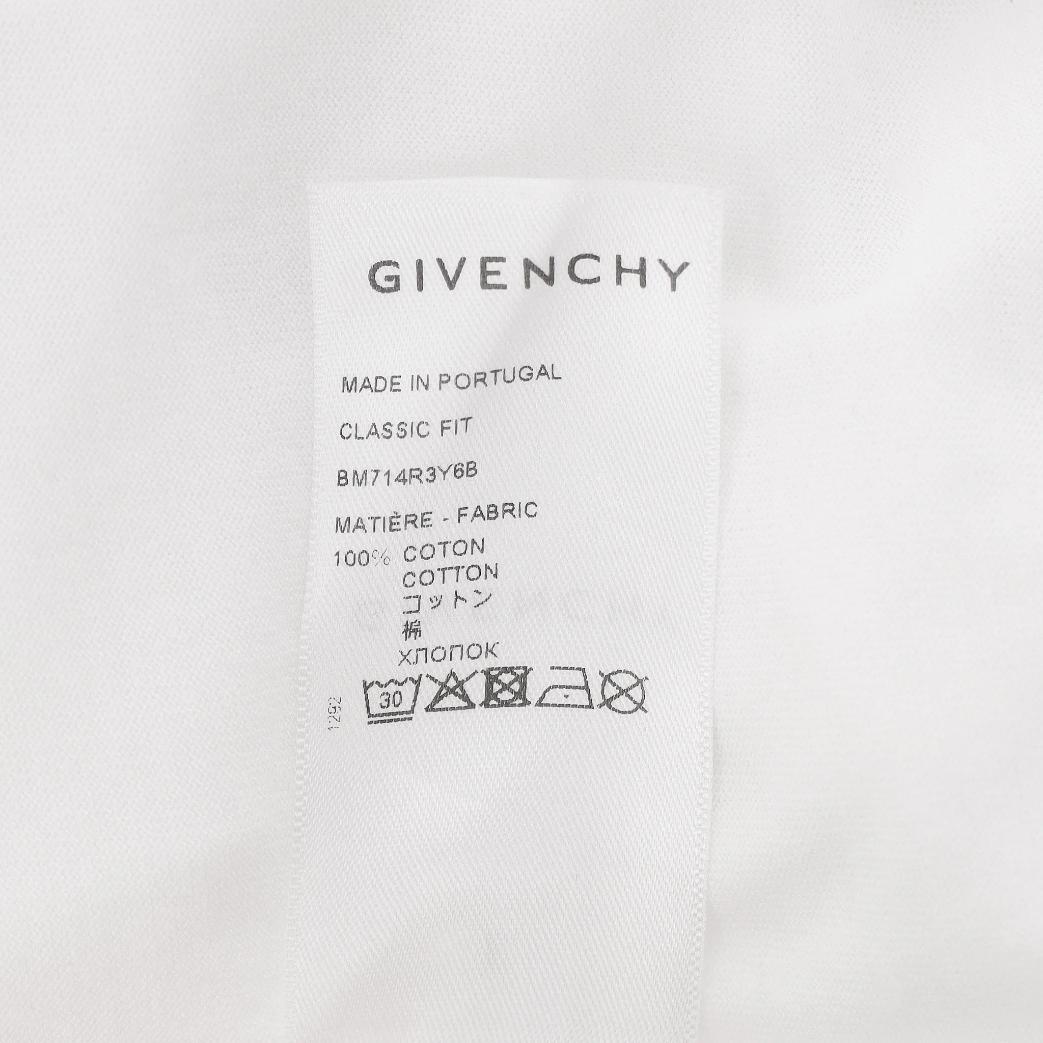 Givenchy Logo Embroidered Cotton T-Shirt. Size L - Image 9