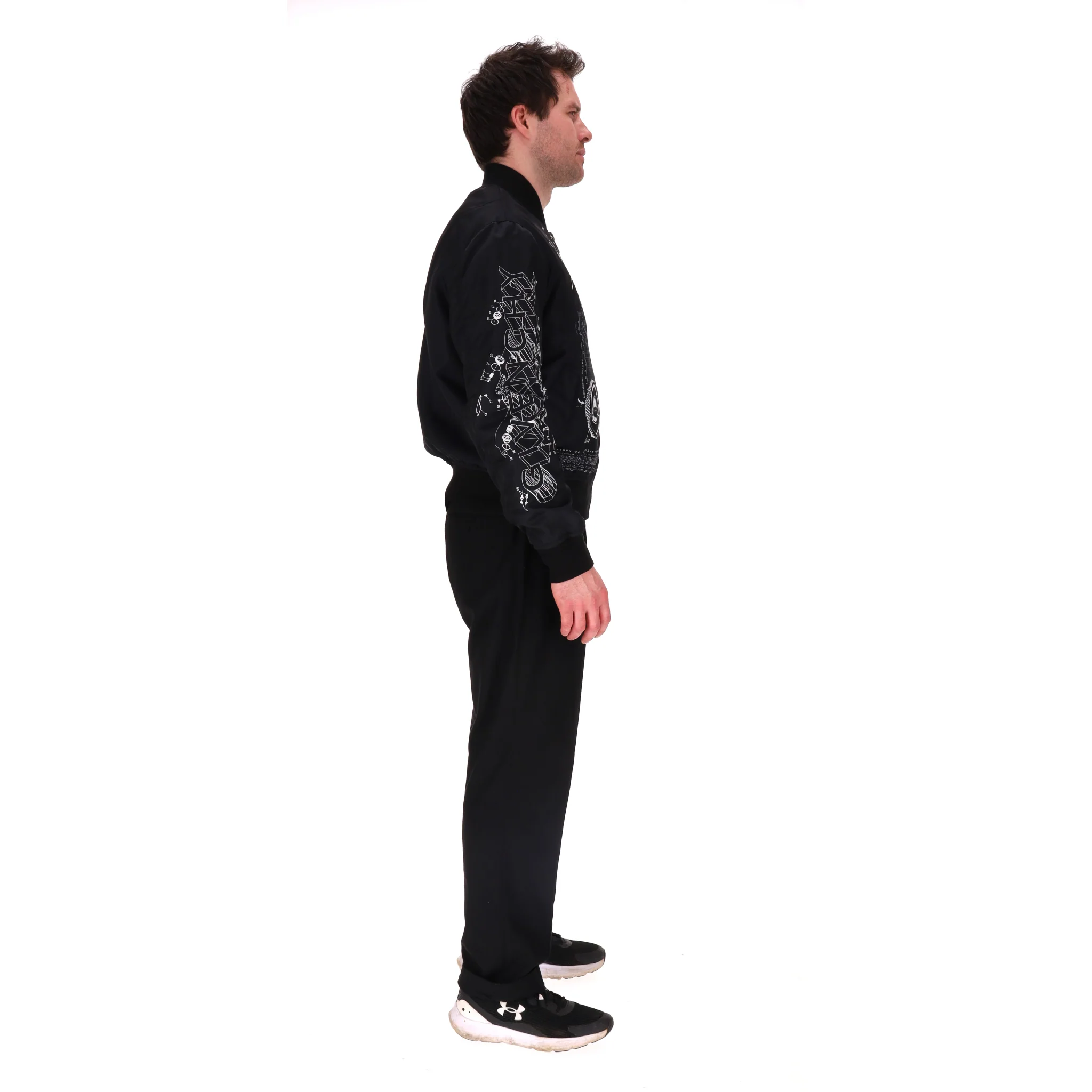 Givenchy Schematics Print 'The Return of the Drifter' Bomber Jacket. Size 52FR - Image 3