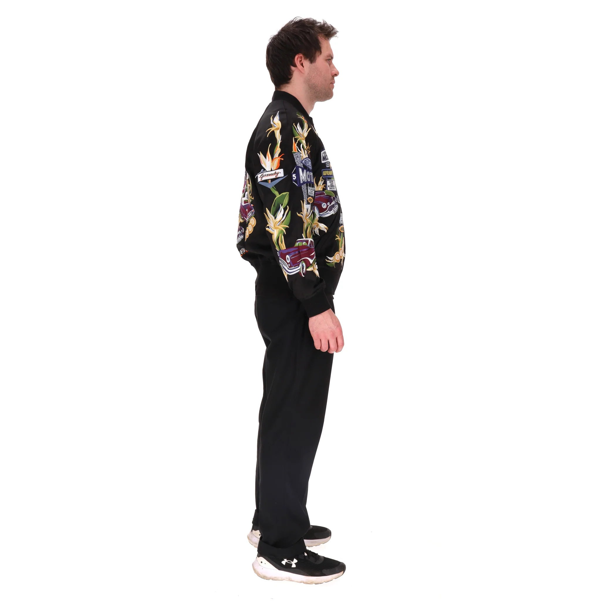 Givenchy Motel-Embroidered 'The Return of the Drifter' Bomber Jacket. Size 54FR - Image 3