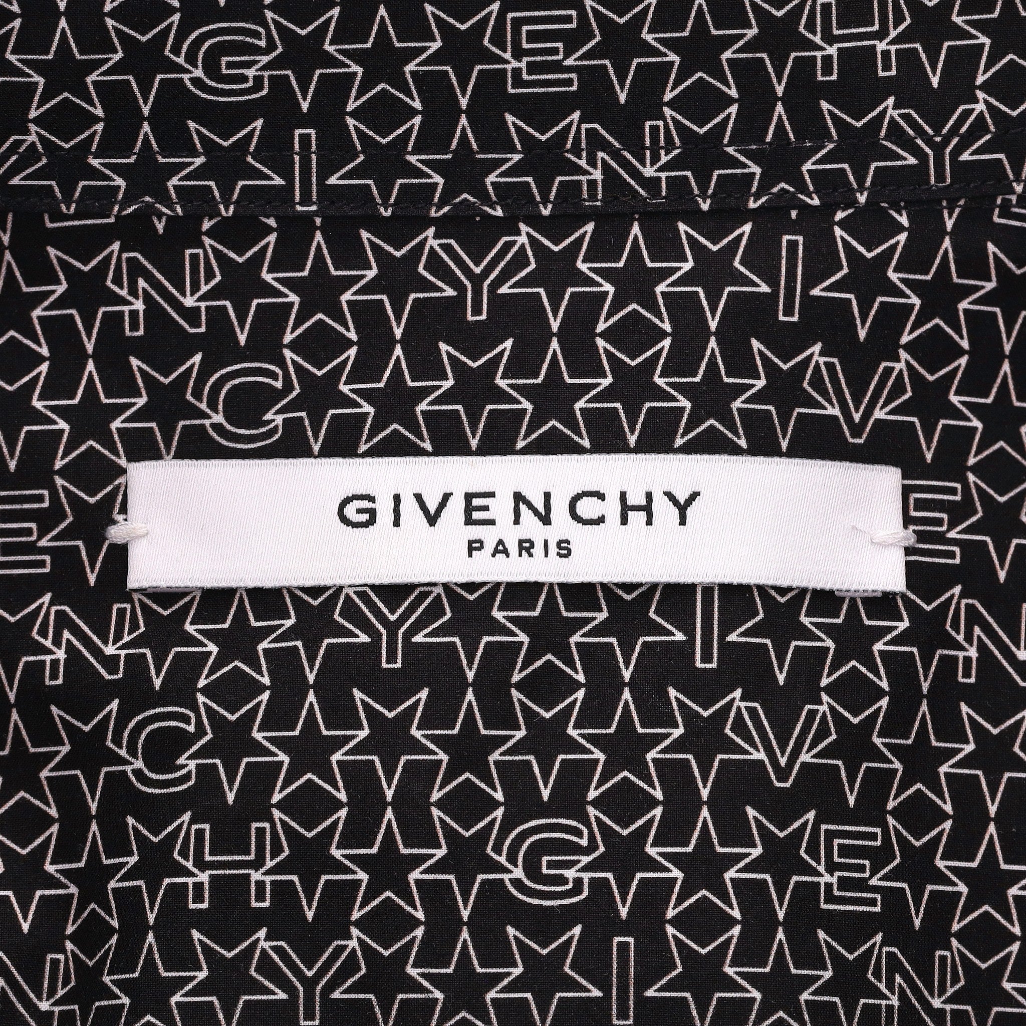 Givenchy Star Logo Print Shirt. Size 42FR - Image 6