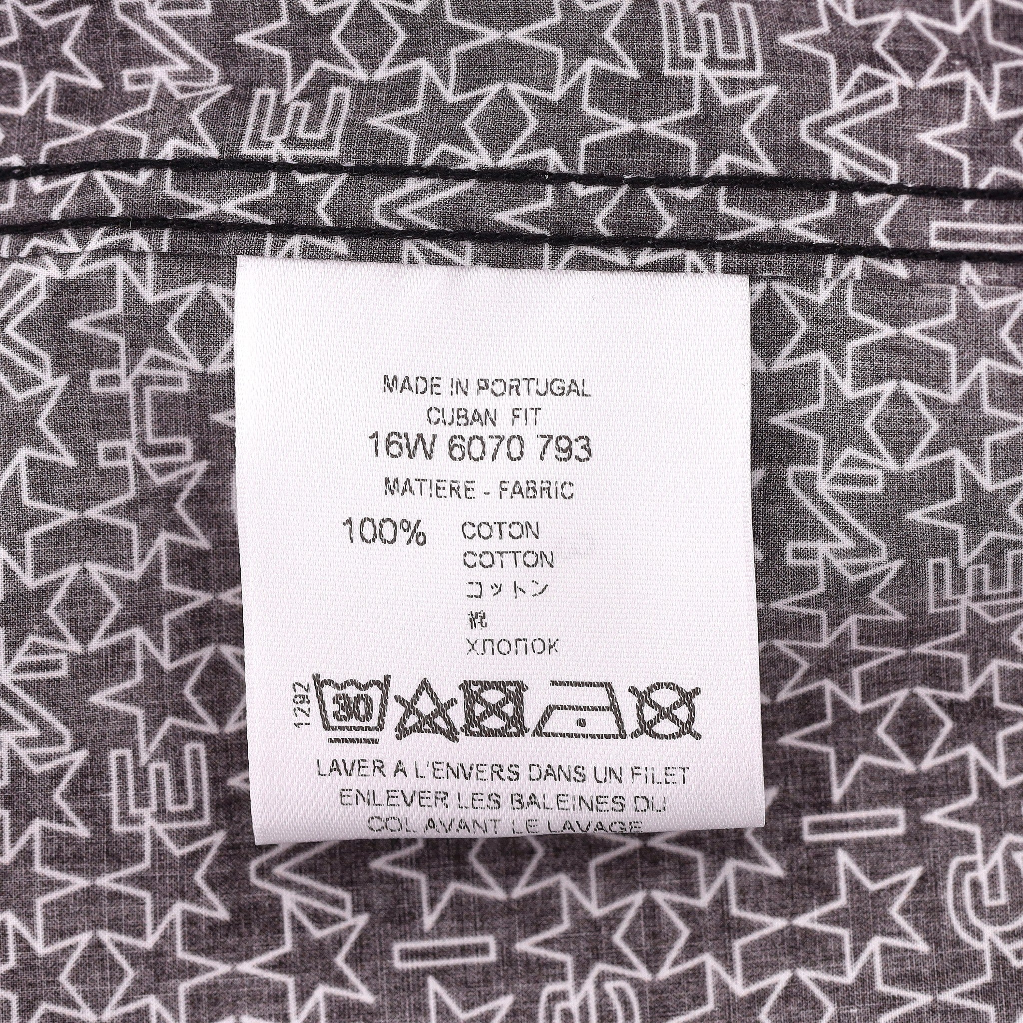 Givenchy Star Logo Print Shirt. Size 42FR - Image 7