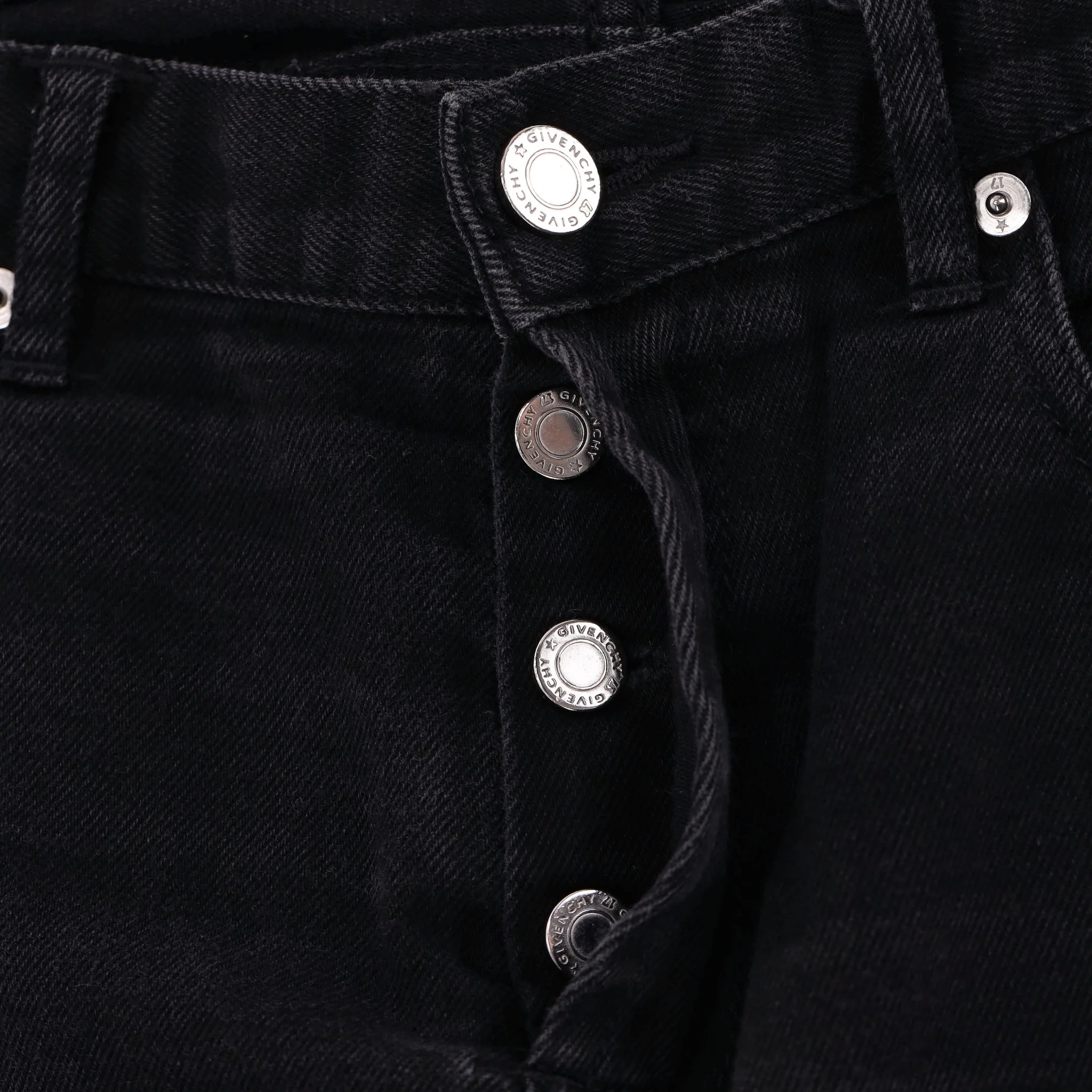 Givenchy Straight Leg Cotton Jeans. Size 34 - Image 6