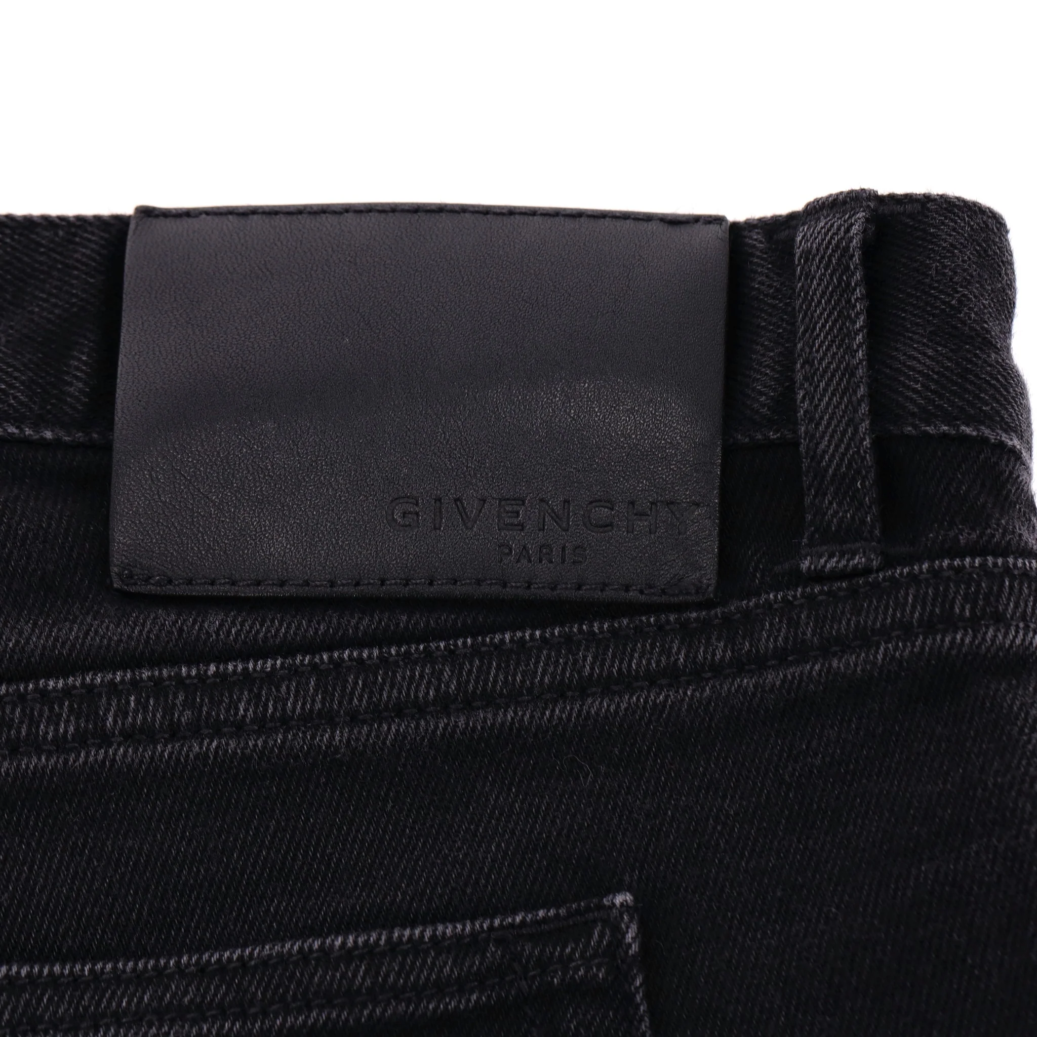 Givenchy Straight Leg Cotton Jeans. Size 34 - Image 7