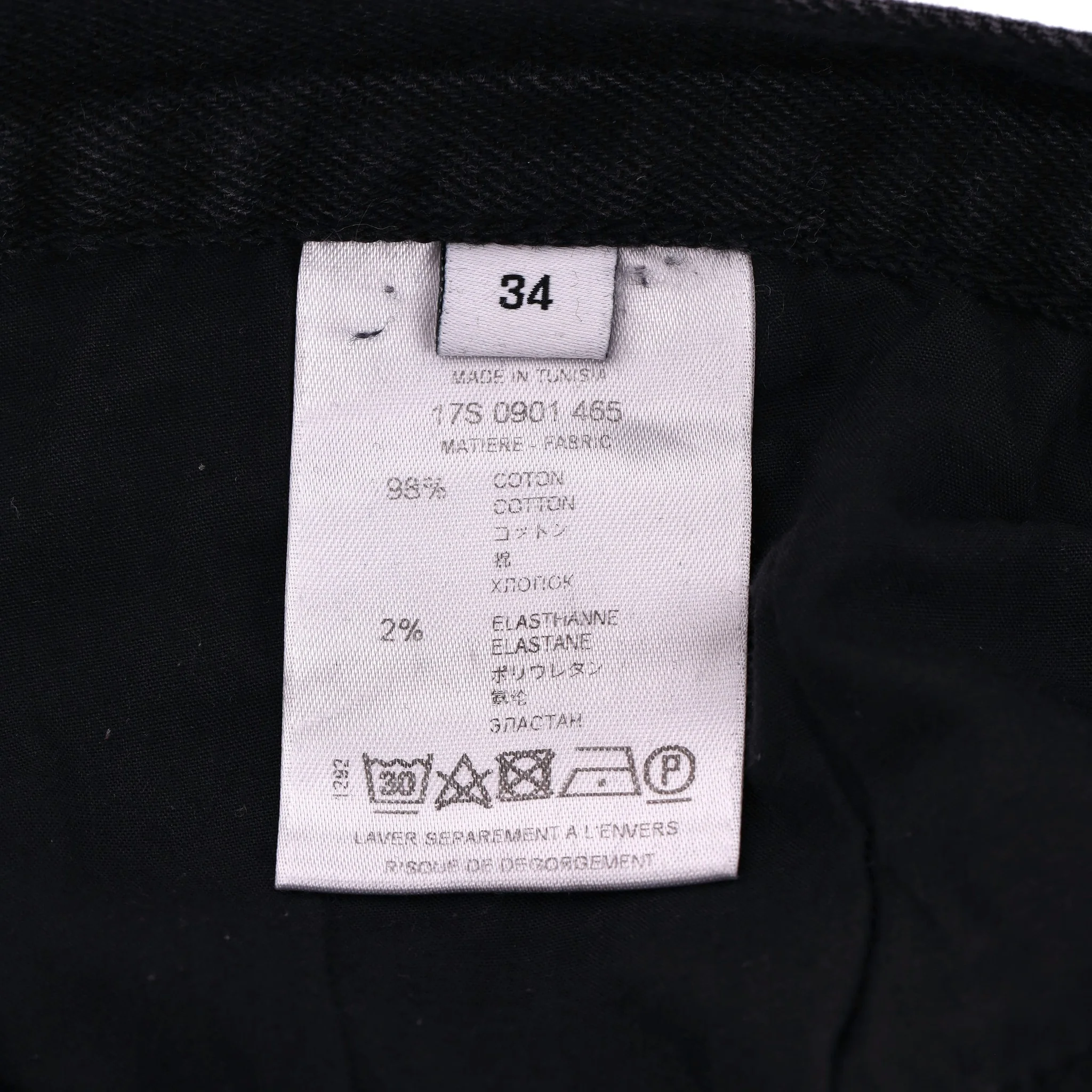 Givenchy Straight Leg Cotton Jeans. Size 34 - Image 8