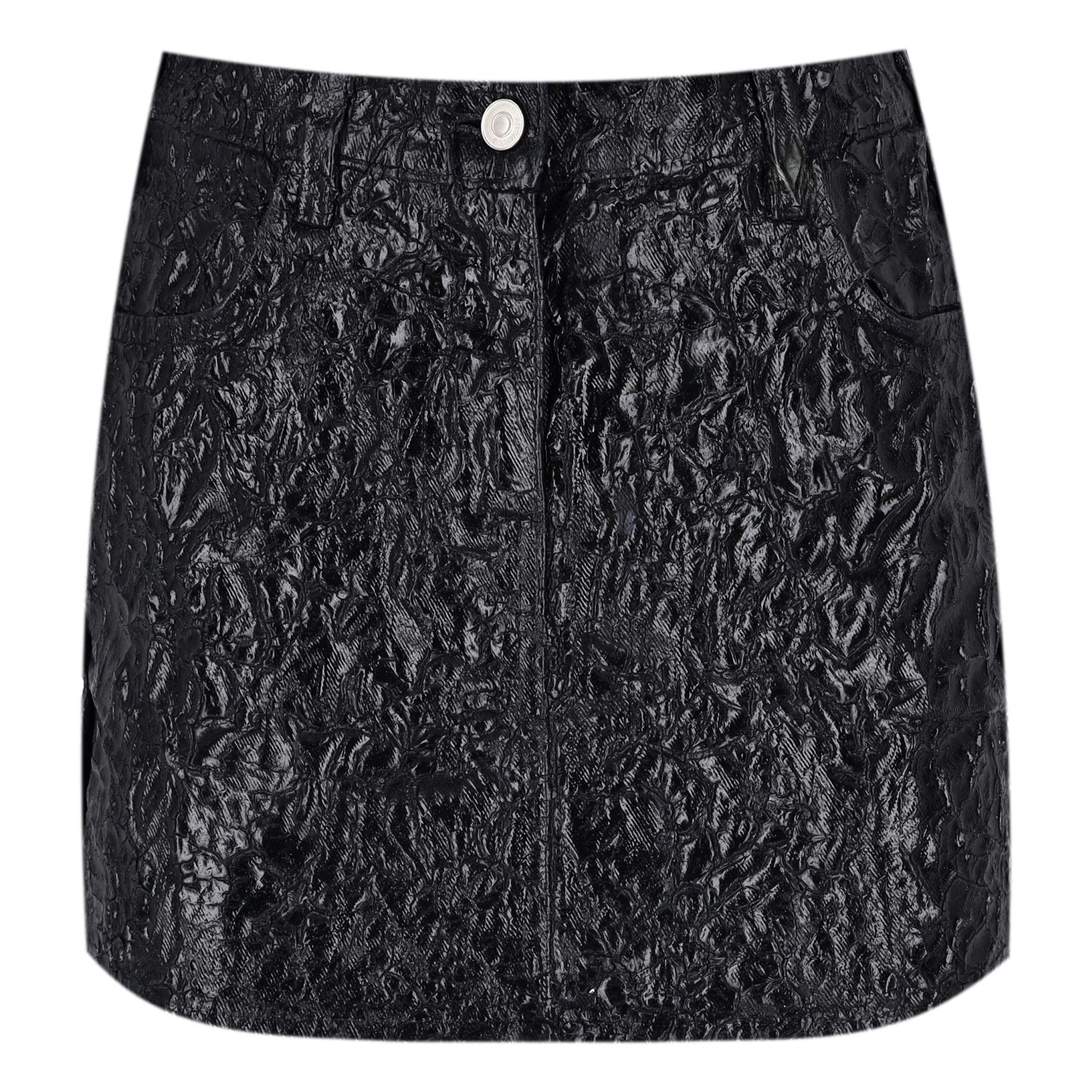 Givenchy Textured Cotton Mini Skirt With Side Zippers. Size 36FR