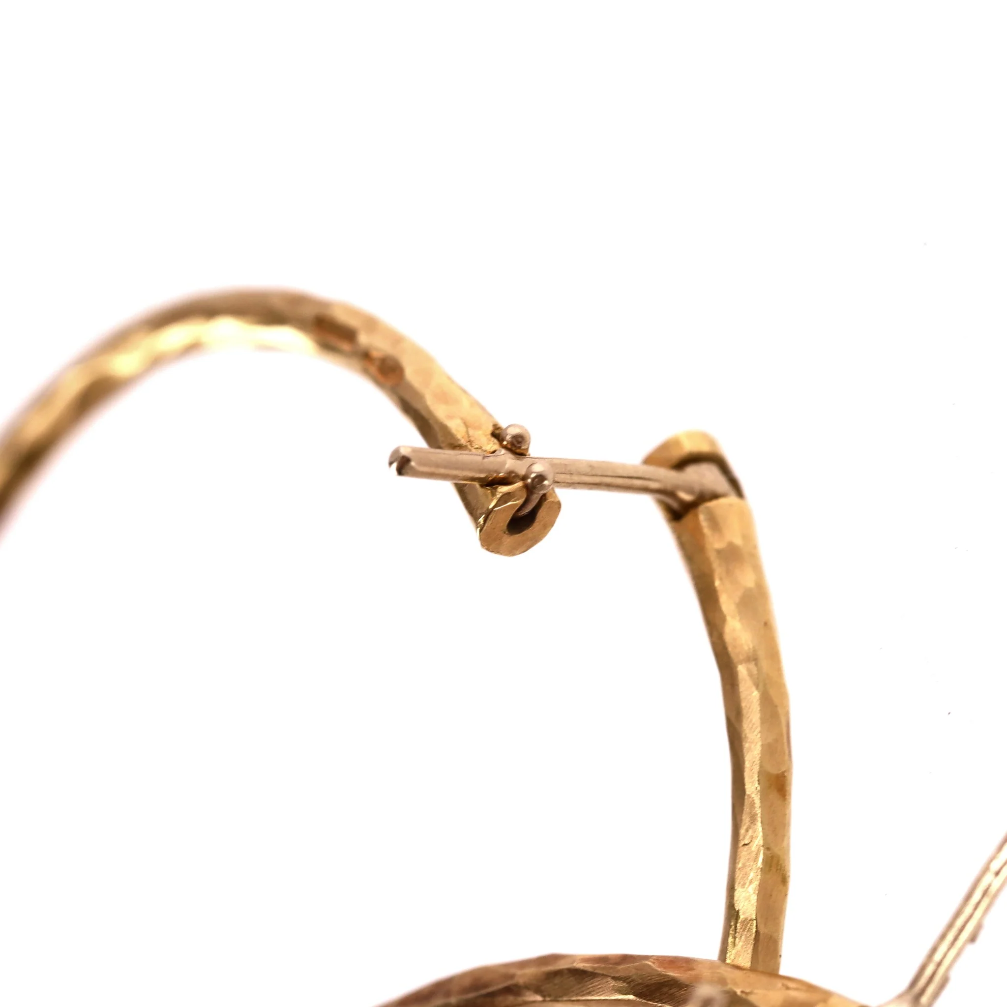 Gucci 18k Gold Chandelier Hoop Earrings - Image 6