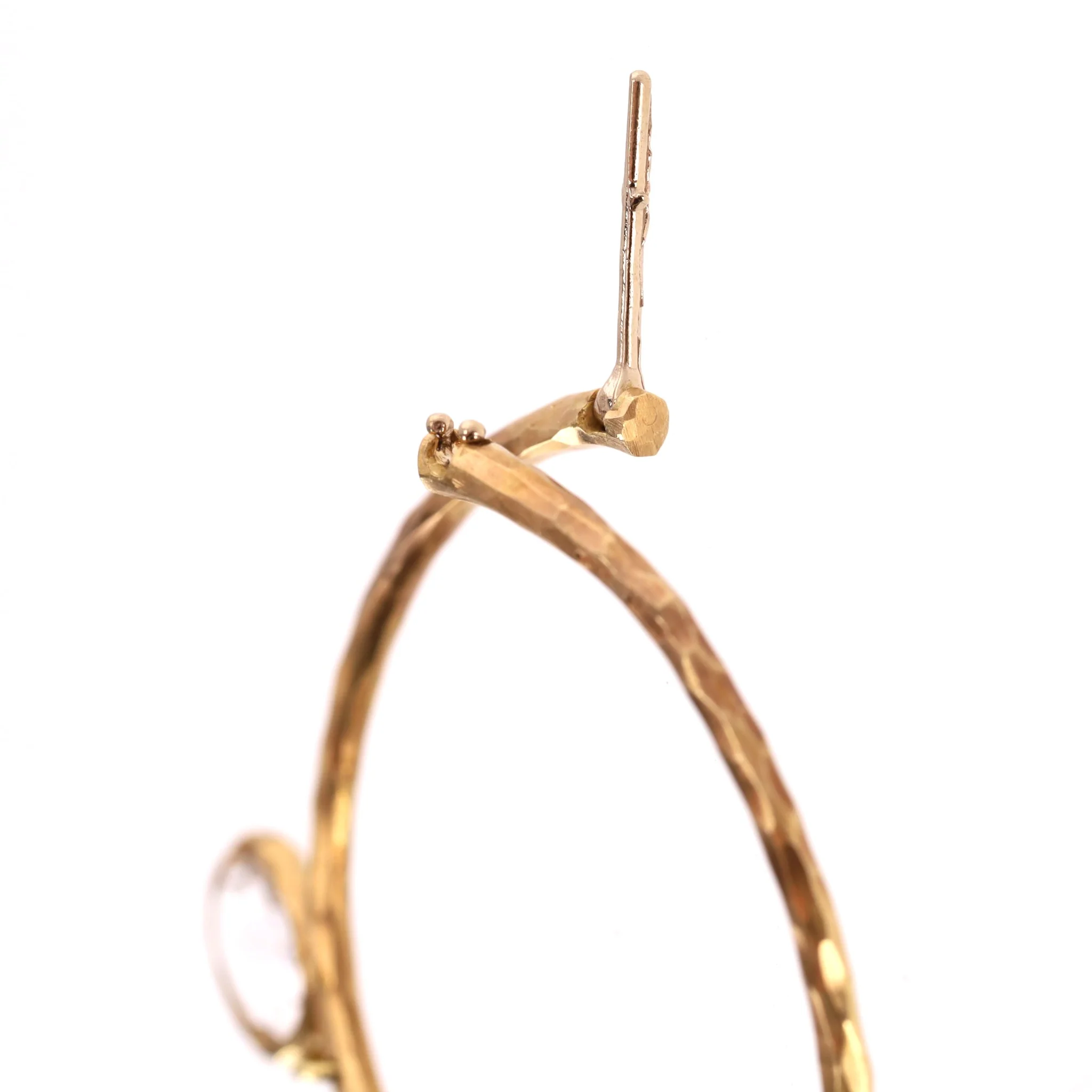 Gucci 18k Gold Chandelier Hoop Earrings - Image 7