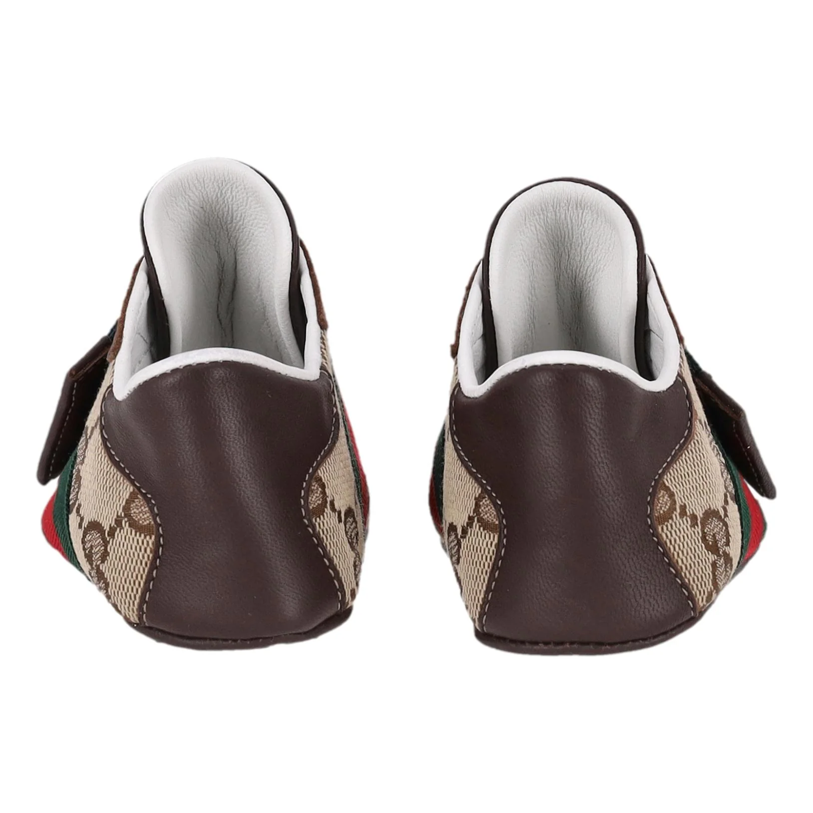 Gucci Baby Ace GG Supreme Web Stripe Sneakers/Slippers. Size 18 - Image 3
