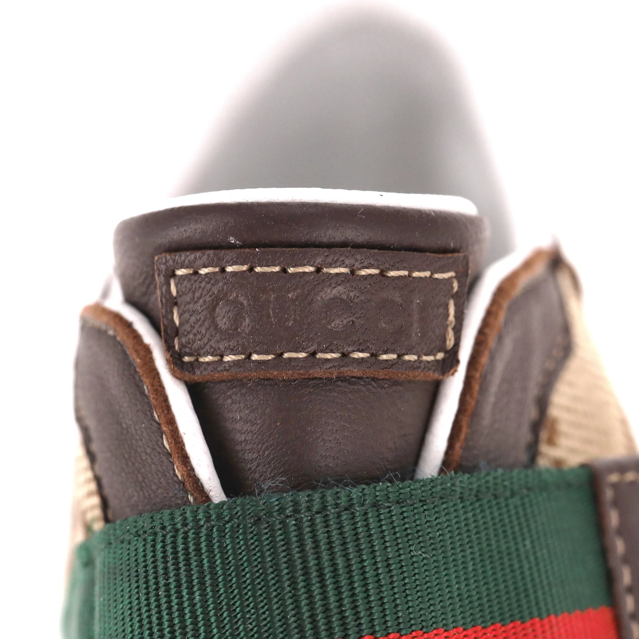 Gucci Baby Ace GG Supreme Web Stripe Sneakers/Slippers. Size 18 - Image 7