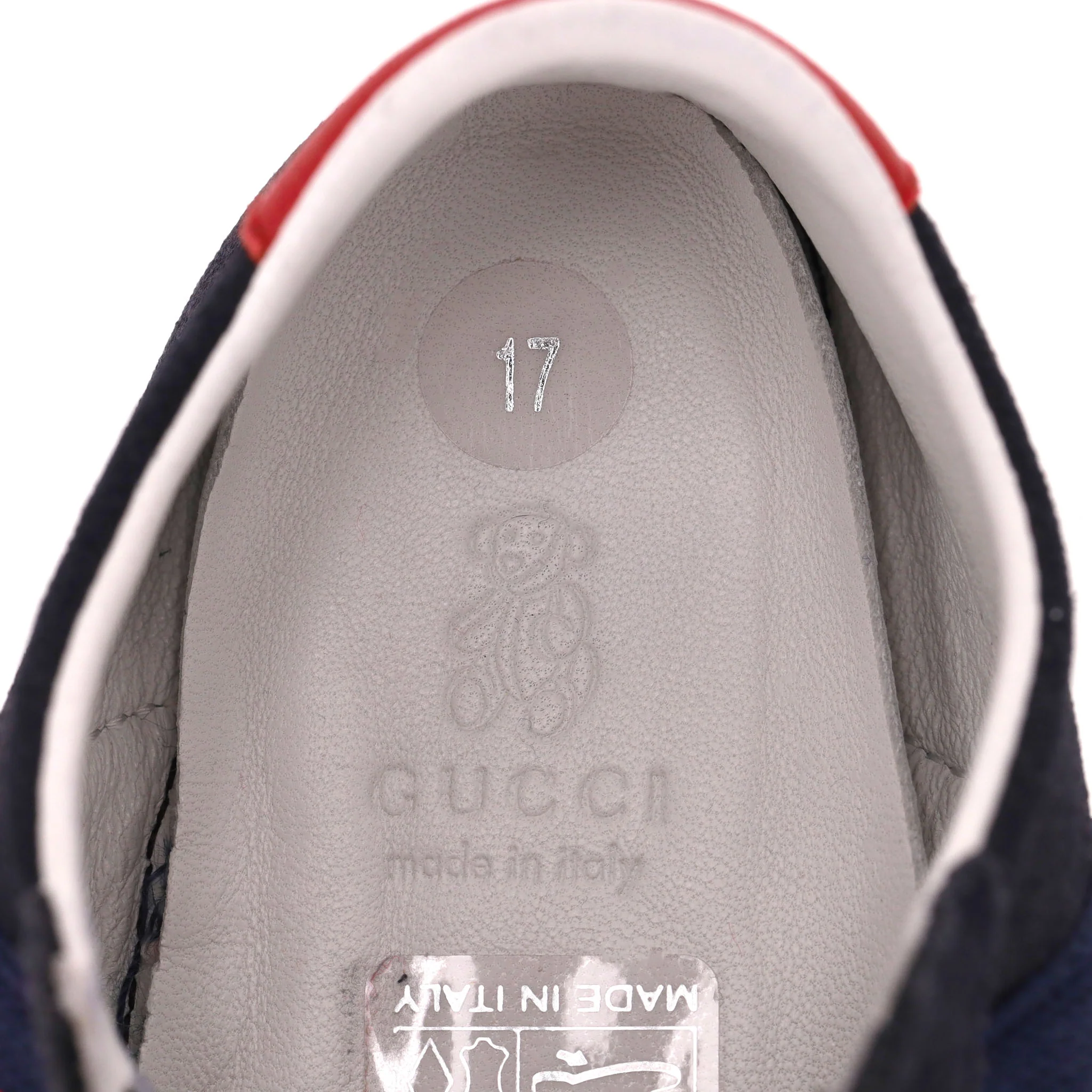 Gucci Baby Web Stripe Suede Shoes/Slippers. Size 17 - Image 10