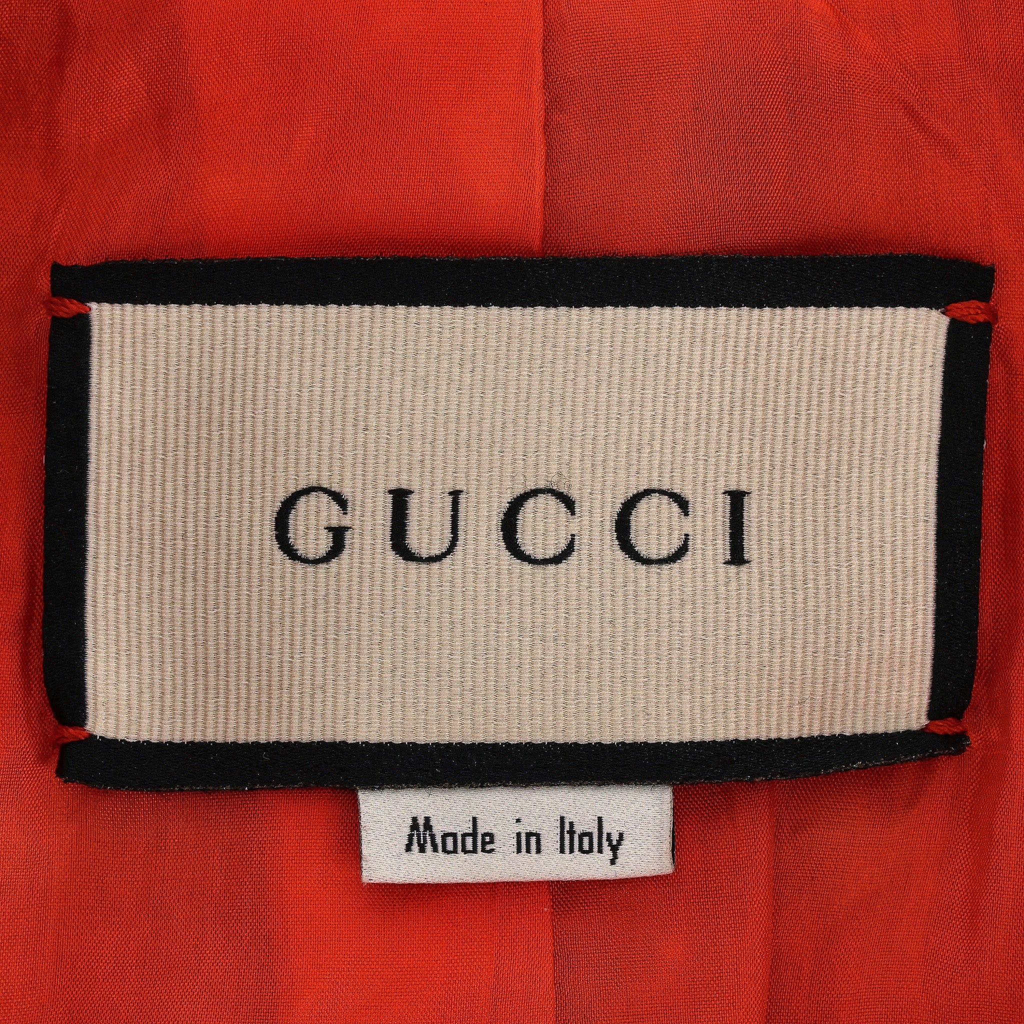 Gucci Boucle Coat With Gold Logo Buttons. Size 44FR - Image 6