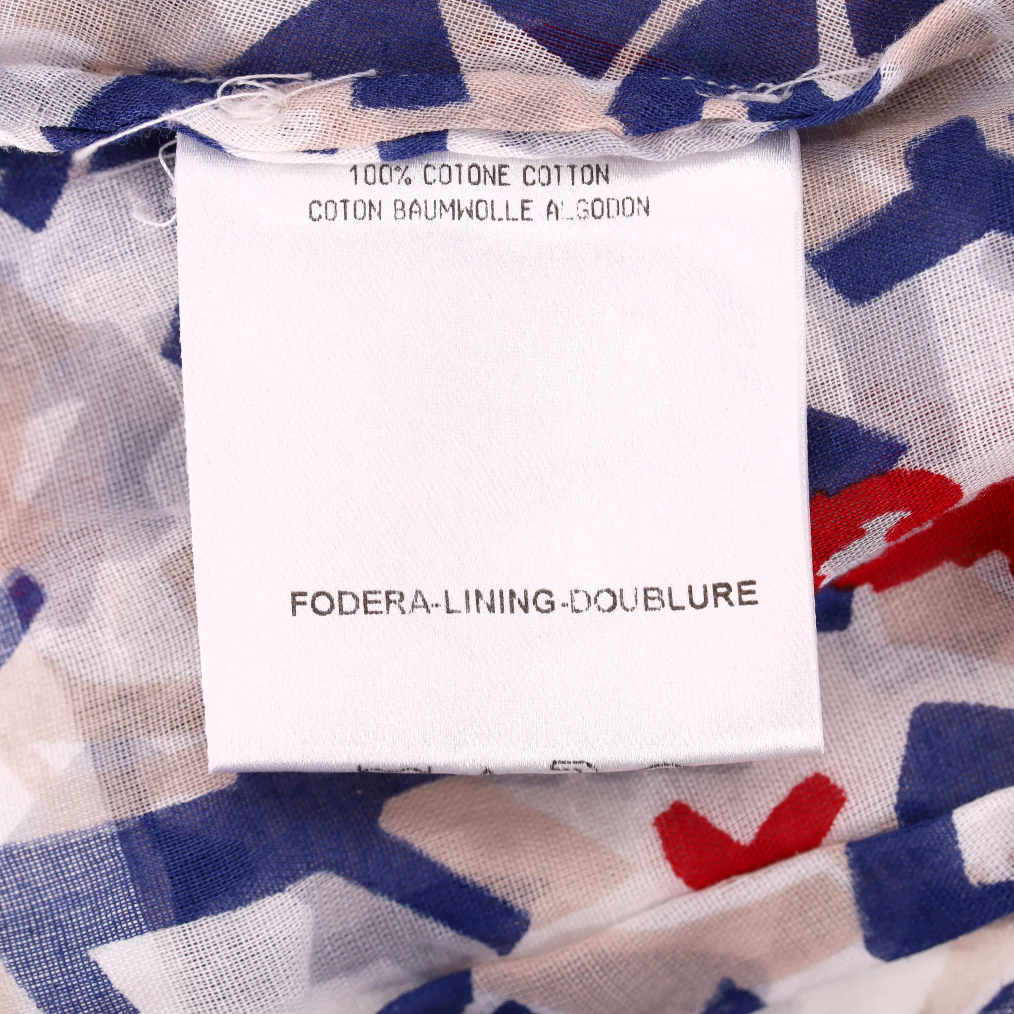Gucci Coastal-Inspired Print Cotton Top. Size 44IT - Image 10