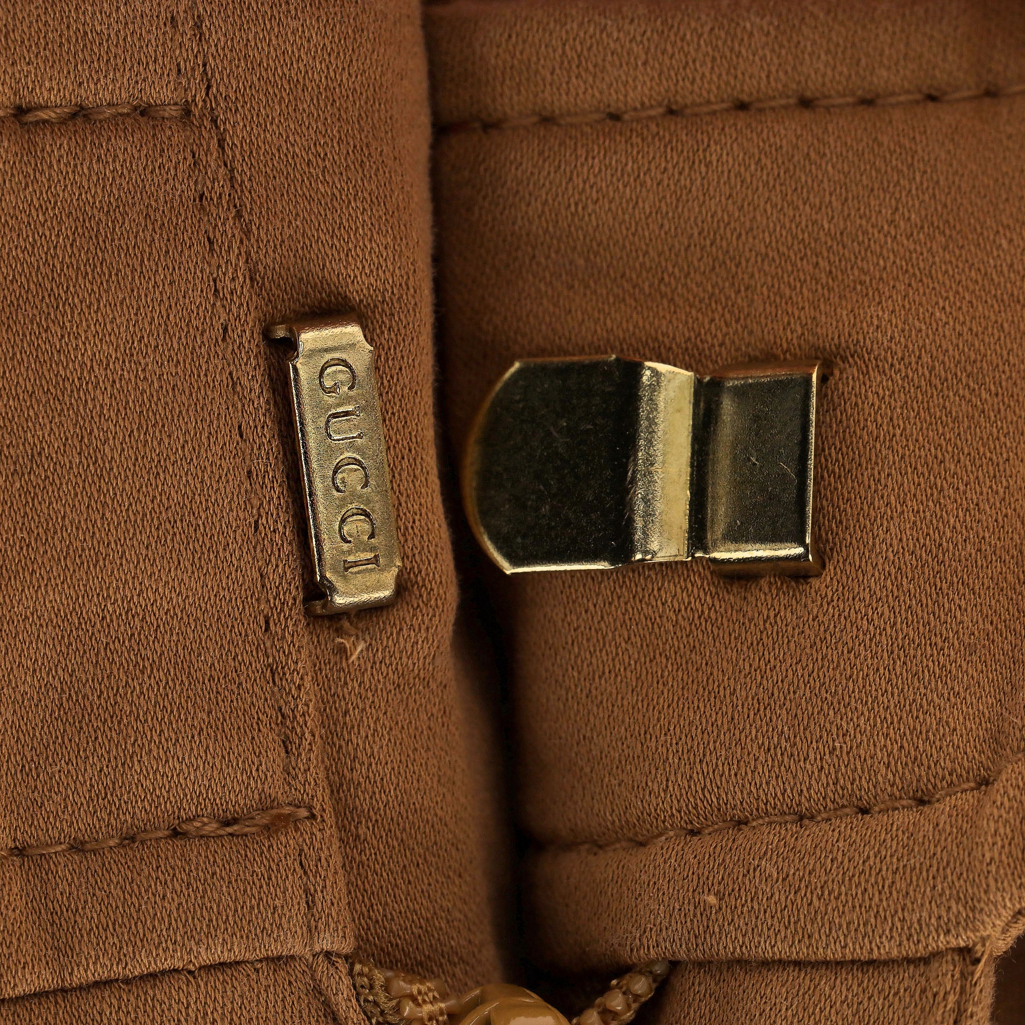 Gucci Cotton Trousers With A Bamboo Buckle. Size 42IT - Image 8