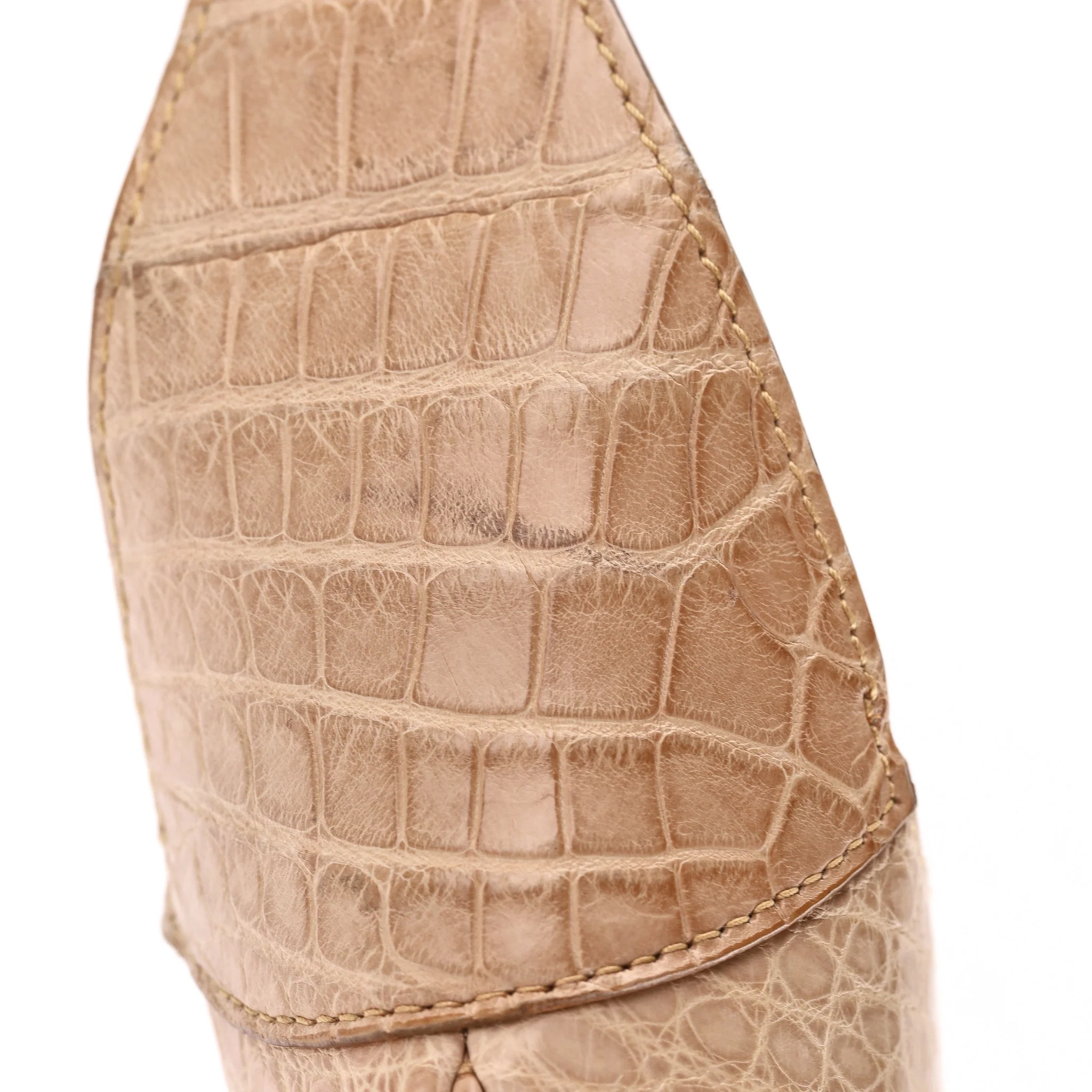 Gucci Crocodile Skin Jackie Hobo Shoulder Bag - Image 12