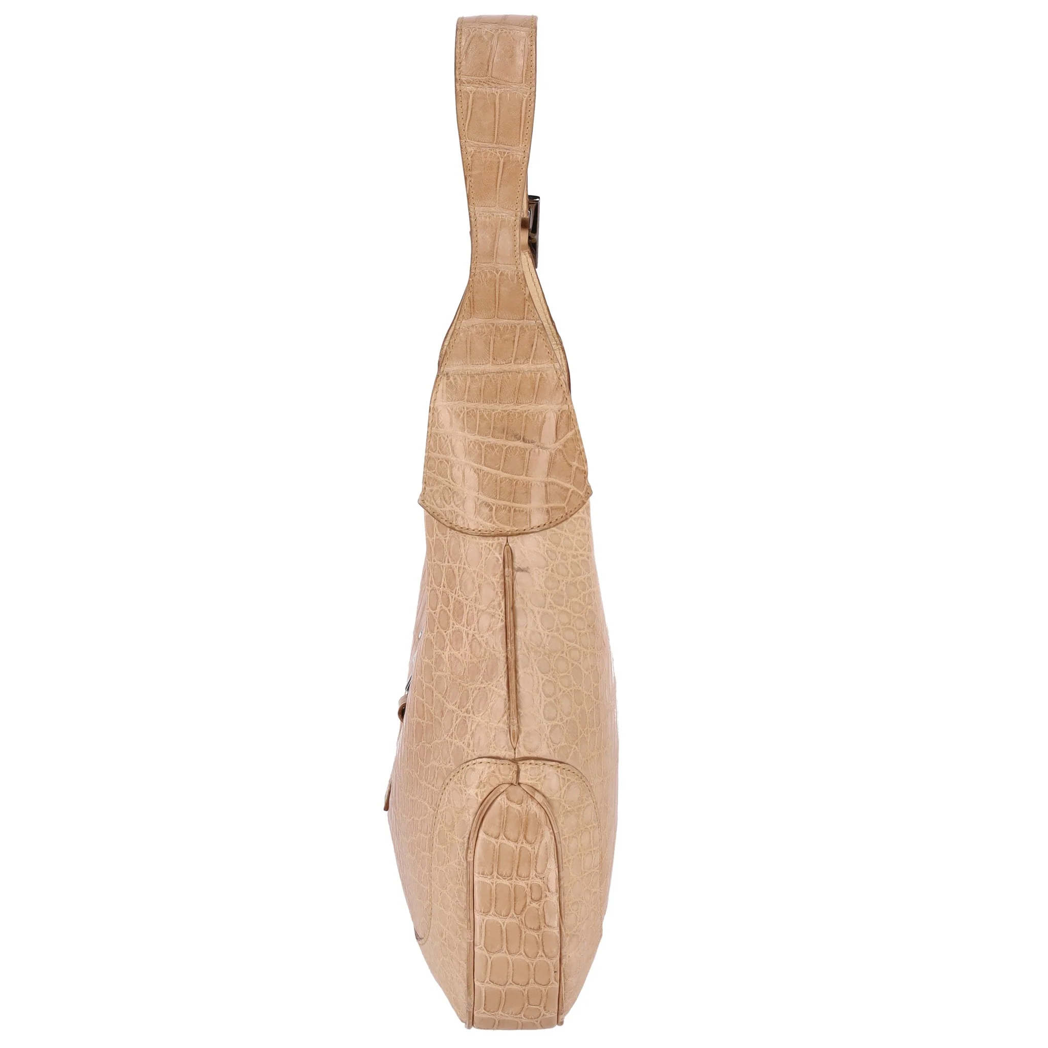 Gucci Crocodile Skin Jackie Hobo Shoulder Bag - Image 3