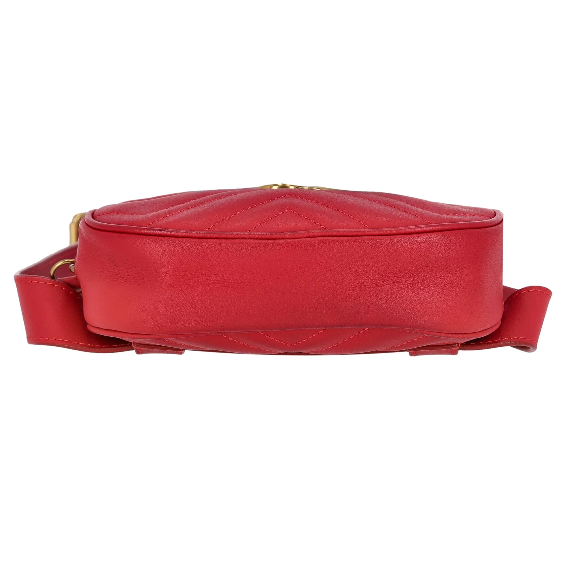 Gucci GG Marmont Matelasse Leather Belt Bag - Image 4