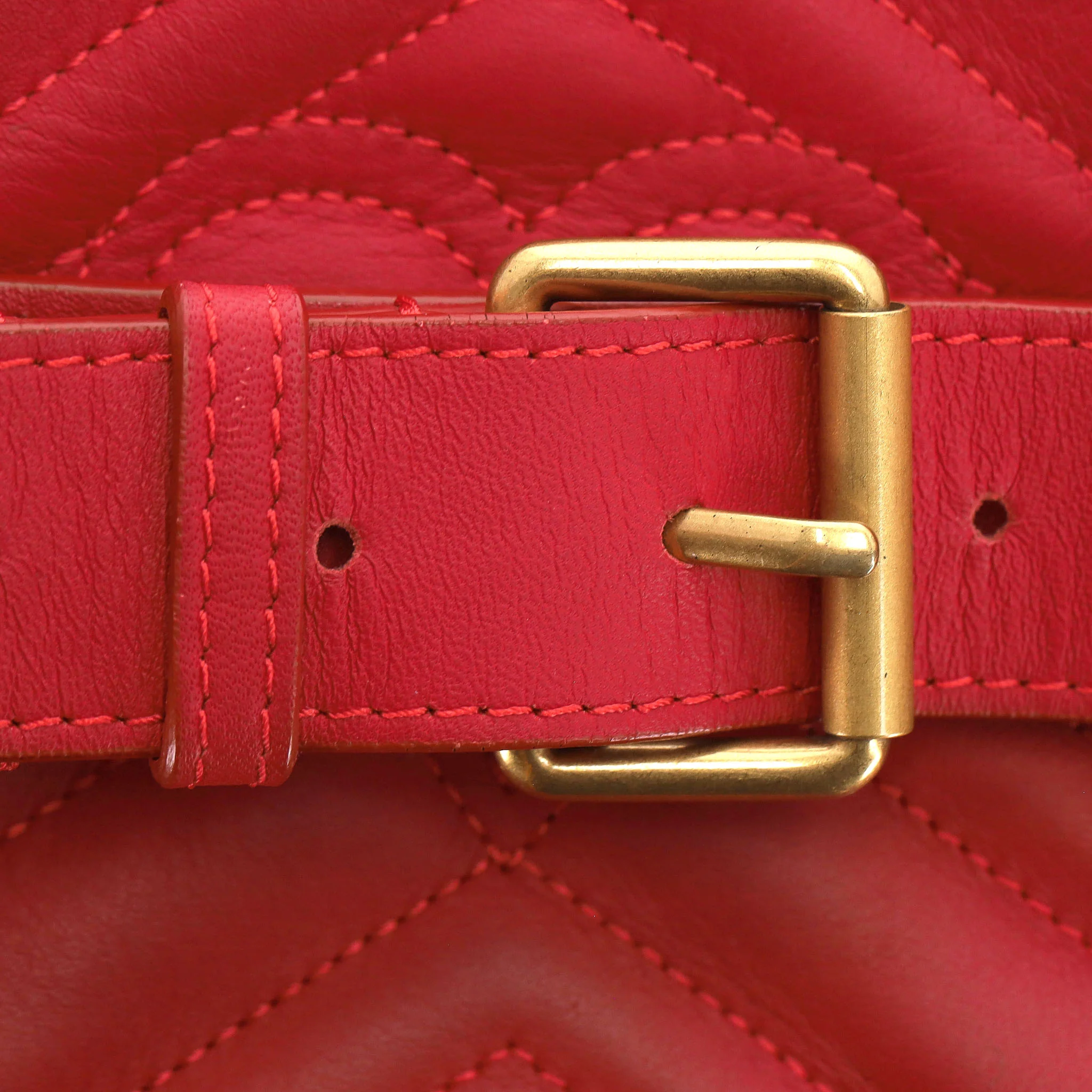 Gucci GG Marmont Matelasse Leather Belt Bag - Image 8