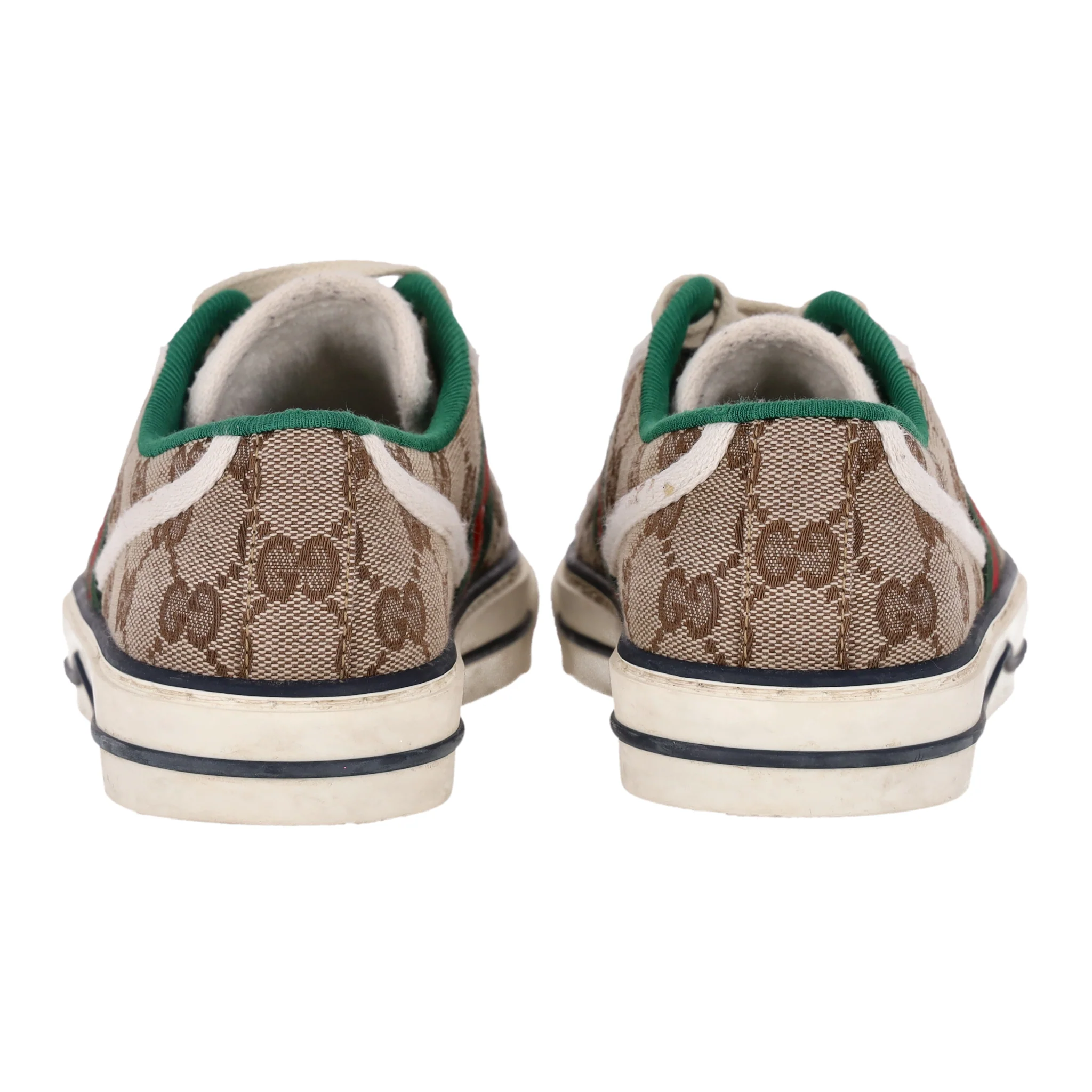 Gucci 'GG' Monogram Tennis 1977 Slip-On Sneakers. Size 35.5 - Image 4