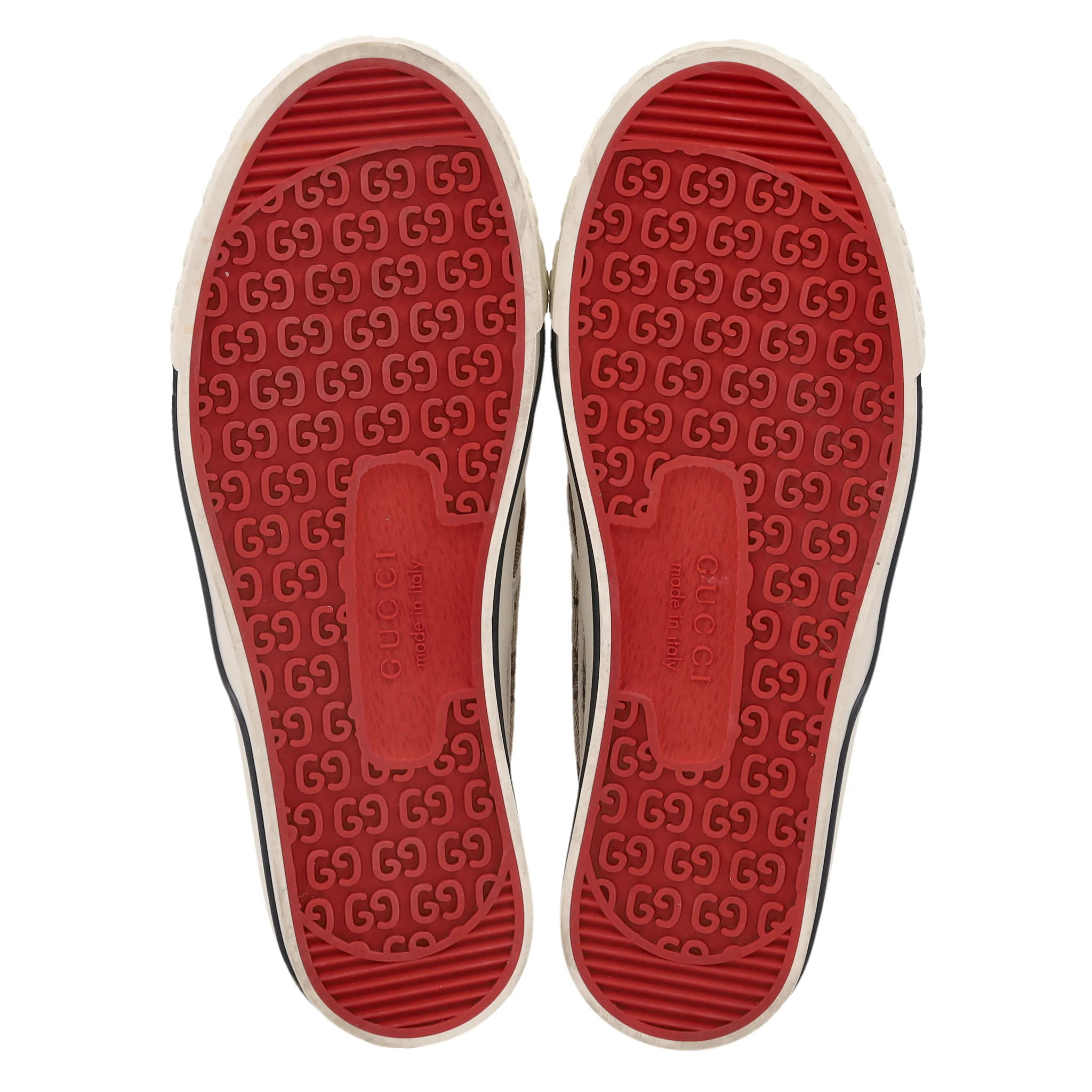 Gucci 'GG' Monogram Tennis 1977 Slip-On Sneakers. Size 36.5 - Image 6